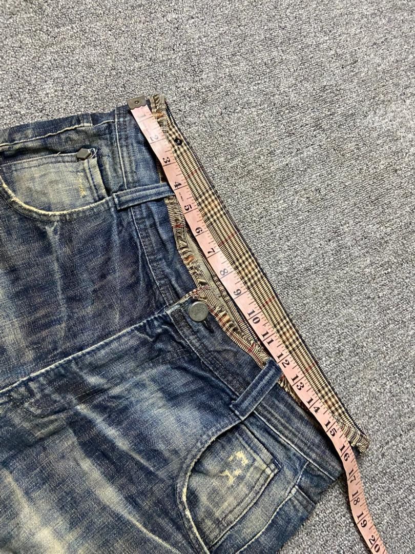 Japanese Brand DIGREEN Distressed Ripped Denim Jeans (192) Size US 33 - 7 Thumbnail