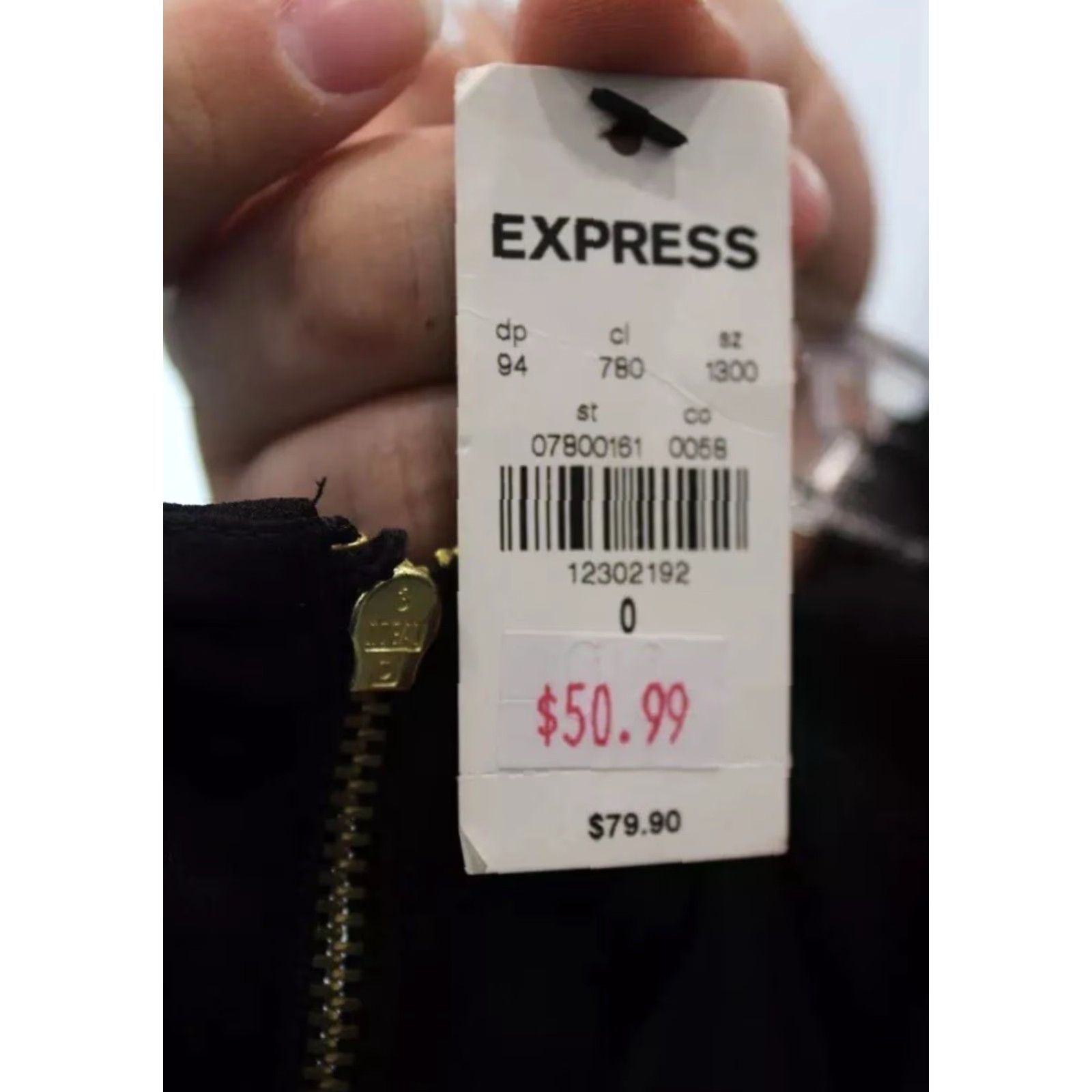 Express Women's Express Designer Black Cold Shoulder Evening Pencil Dress Size 0 Size XS / US 0-2 / IT 36-38 - 3 Thumbnail