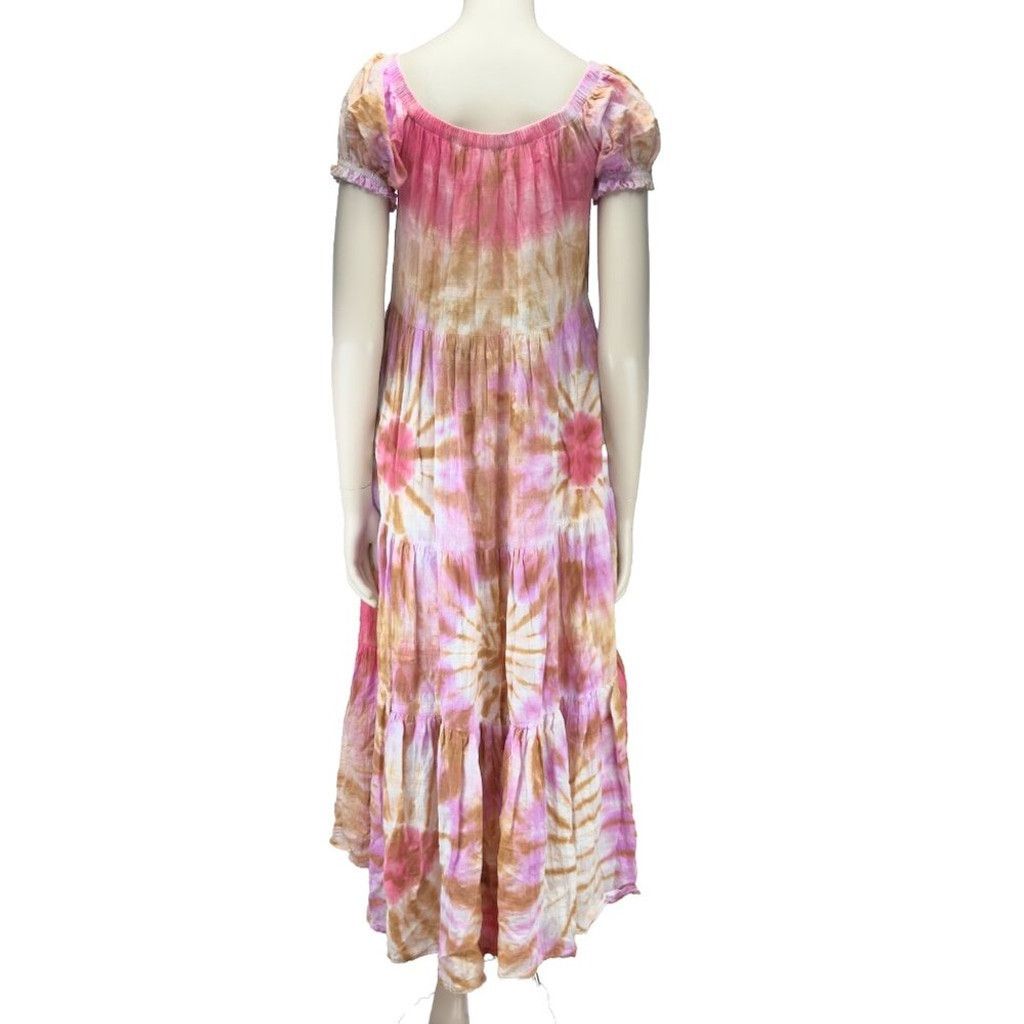 Young Fabulous & Broke YOUNG FABULOUS & BROKE Maxi Bohemian Puffed sleeves Pink XS Size XS / US 0-2 / IT 36-38 - 5 Thumbnail