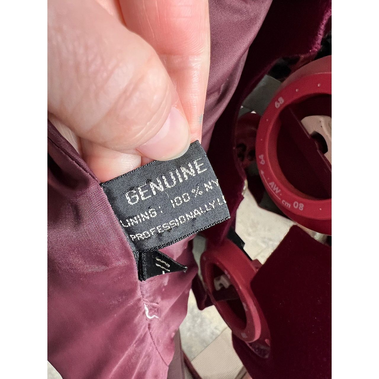 High Sierra leather Jacket OXBLOOD red burgundy wine cropped puff sleeve Size XL / US 12-14 / IT 48-50 - 14 Thumbnail