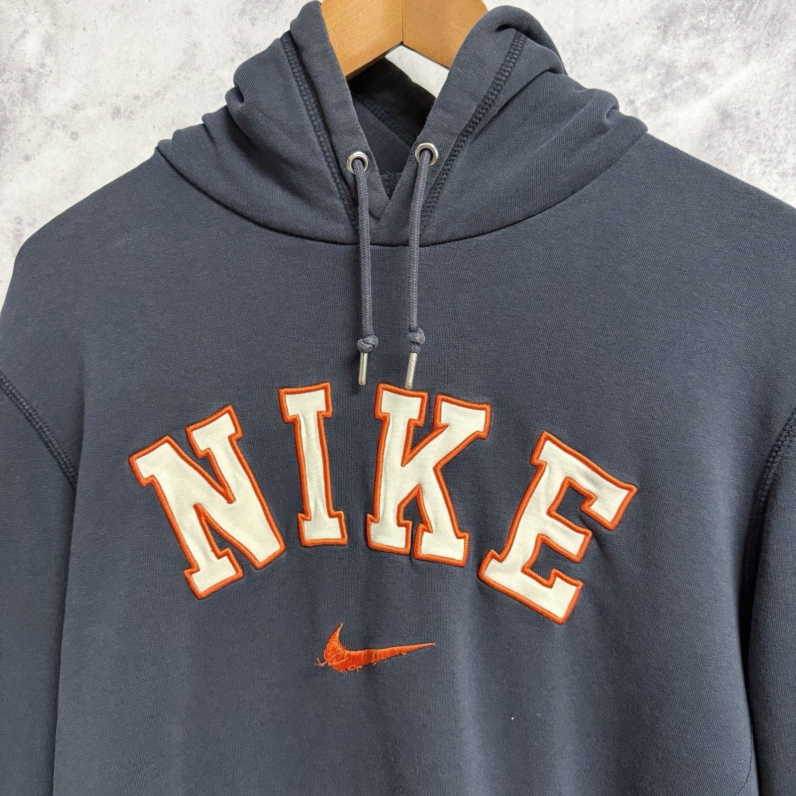 Nike Nike Center Swoosh Hoodie Sweatshirt Mens Large Blue Size US L / EU 52-54 / 3 - 1 Thumbnail