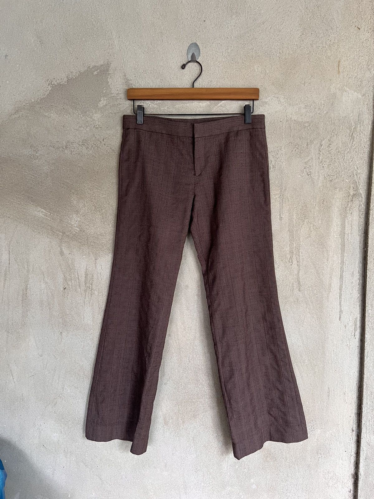 Comme des Garcons Junya Watanabe Commedes Garçons Flare Wool Pant Size 31" - 2 Thumbnail