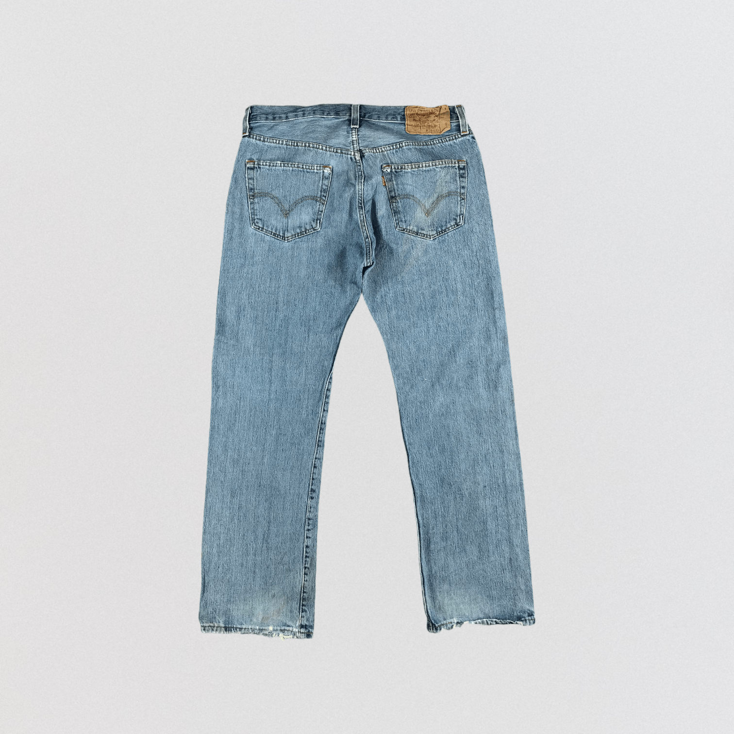 Levi's Vintage Distress Levis 501 Jeans-JM2114 Size US 36 / EU 52 - 2 Thumbnail