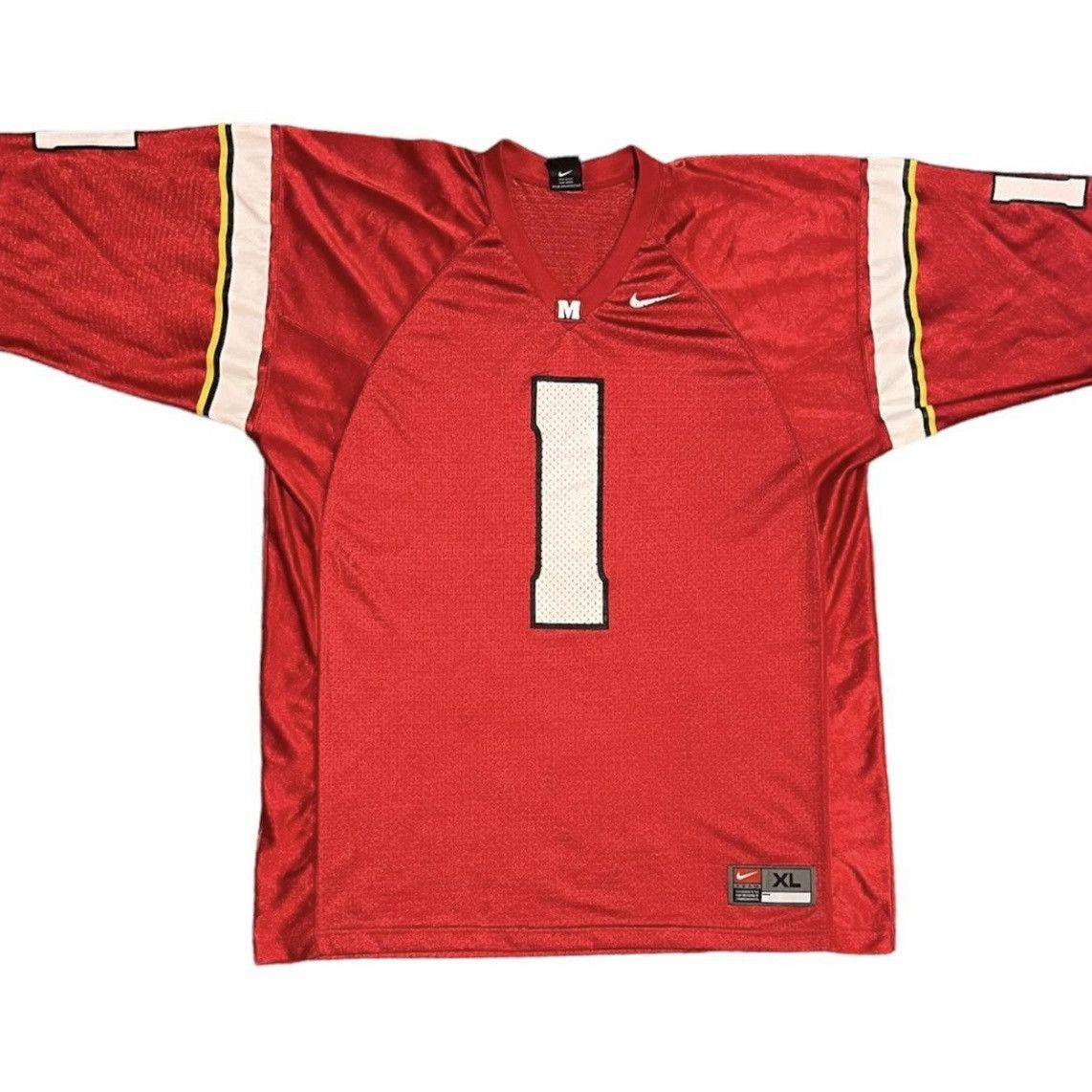 Nike × Vintage UNIVERSITY of MARYLAND Terrapins Football Jersey - Diggs Size US XL / EU 56 / 4 - 1 Thumbnail