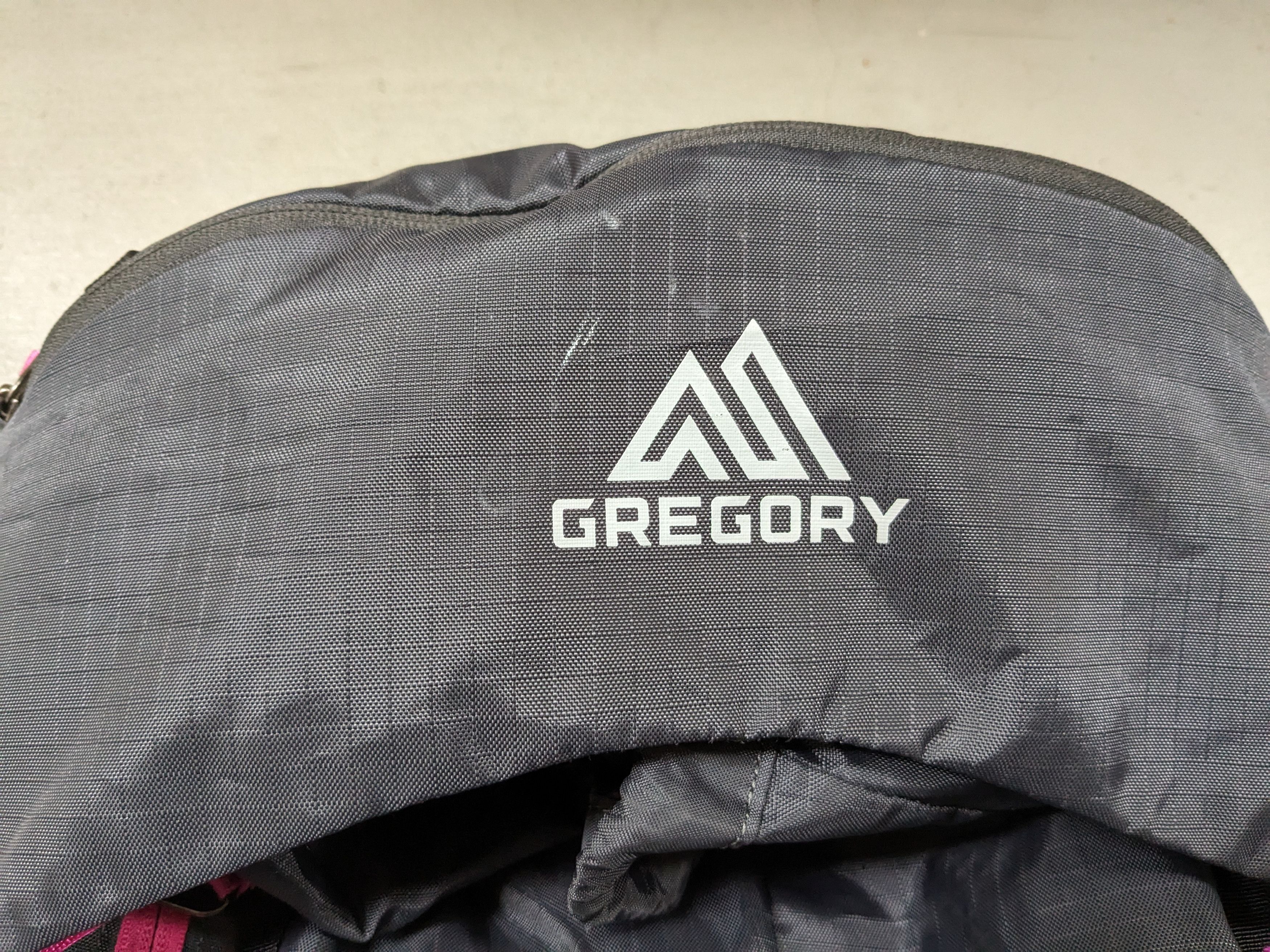 Gregory Gregory Amber 60L Hiking Backpack Gray Pink Zip Size ONE SIZE - 4 Thumbnail