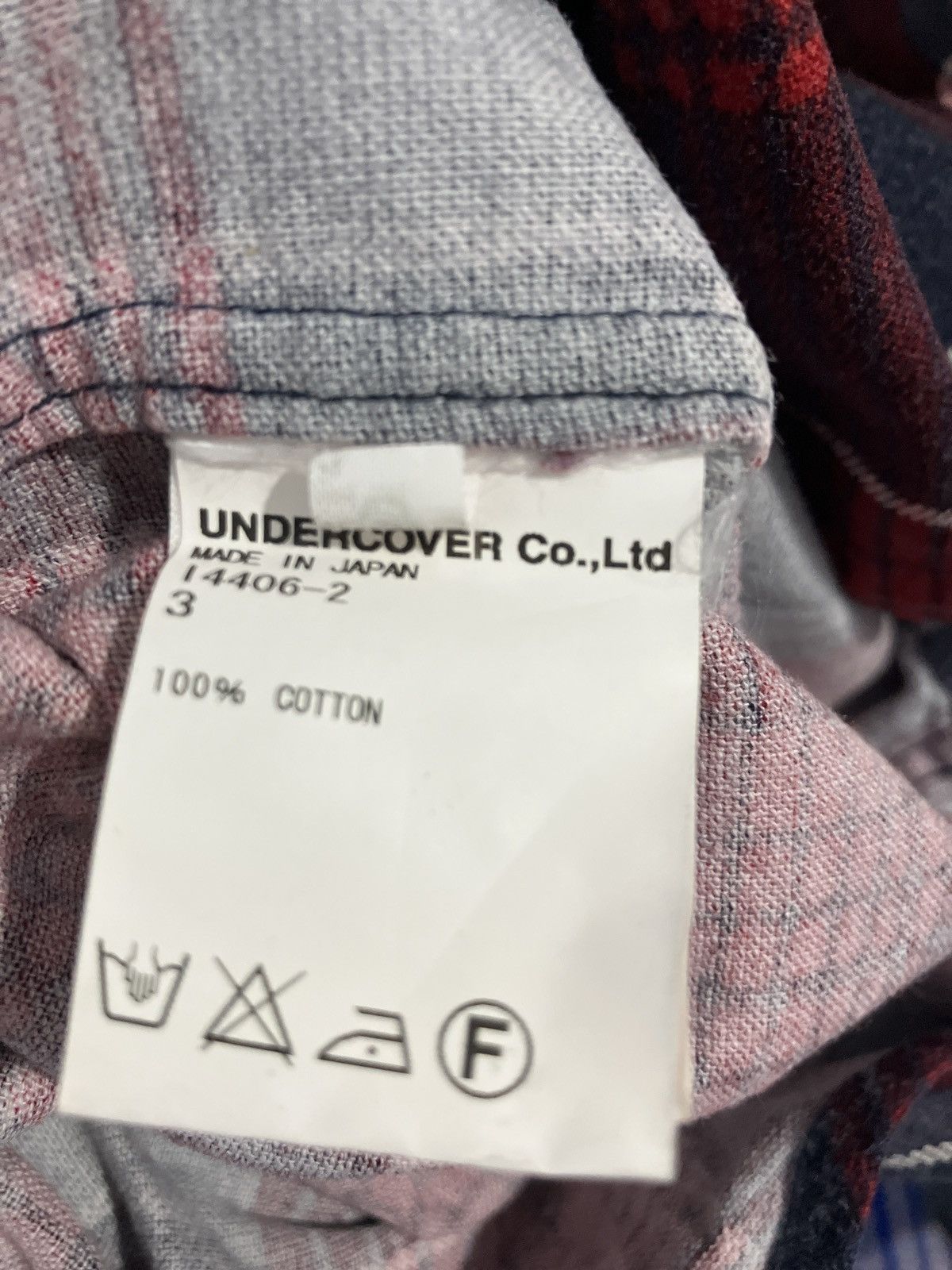 Undercover Undercoverism SS2012 “open strings” plaid shirt Size US L / EU 52-54 / 3 - 6 Thumbnail