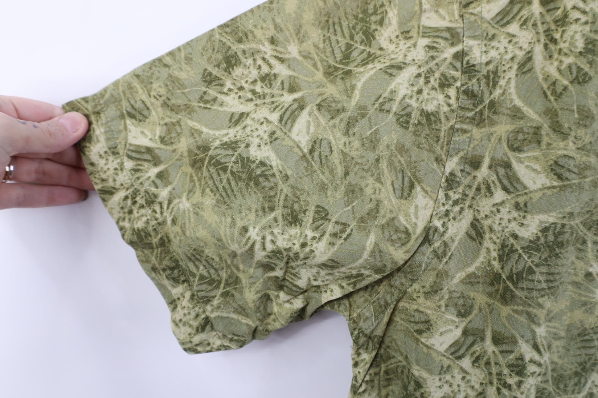 Gap Vintage 90s Gap Nature Leaf Beach Luau Hawaiian Button Shirt Size US S / EU 44-46 / 1 - 6 Thumbnail