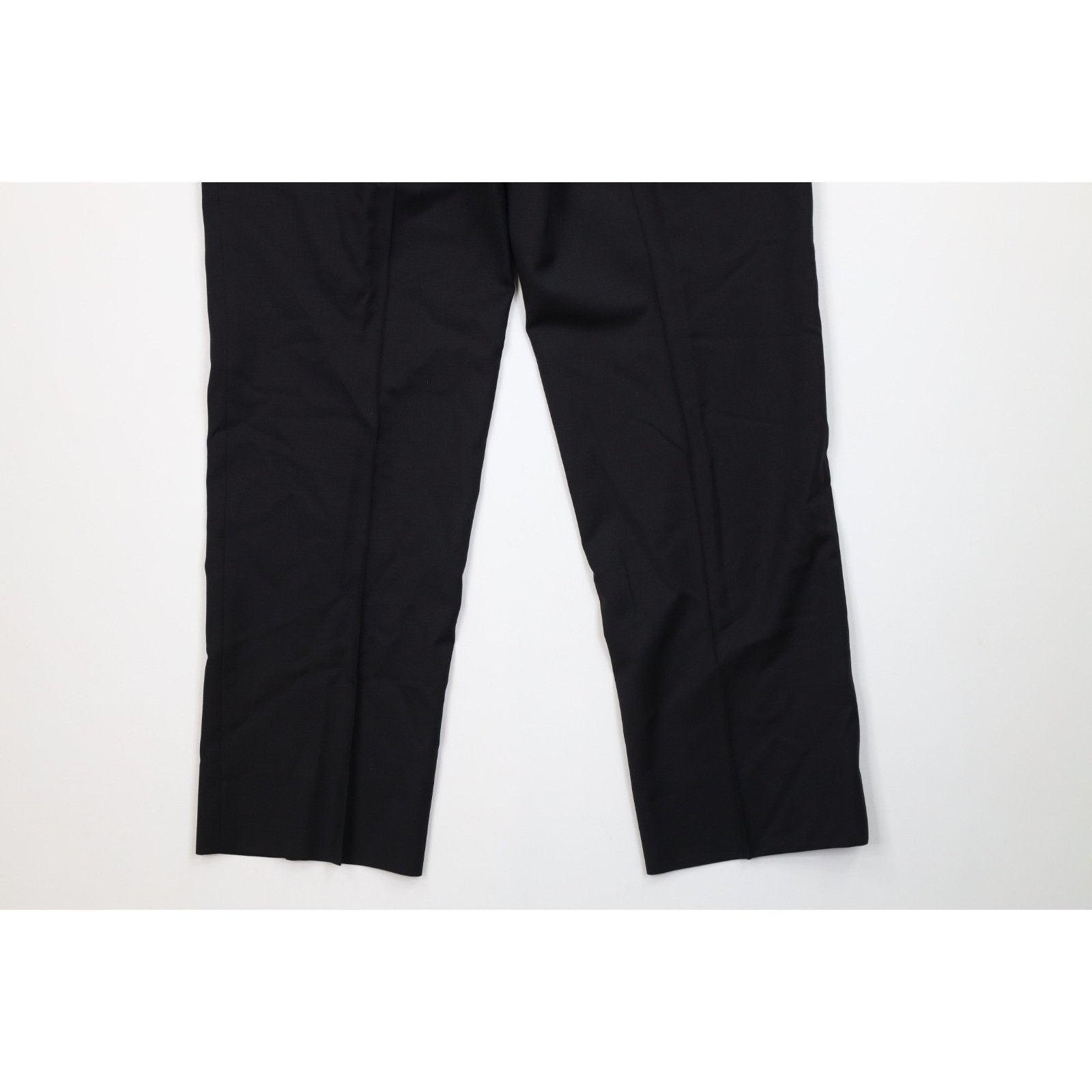 Calvin Klein Calvin Klein 2 Piece Wool Wedding Suit Black Size 40R - 17 Thumbnail
