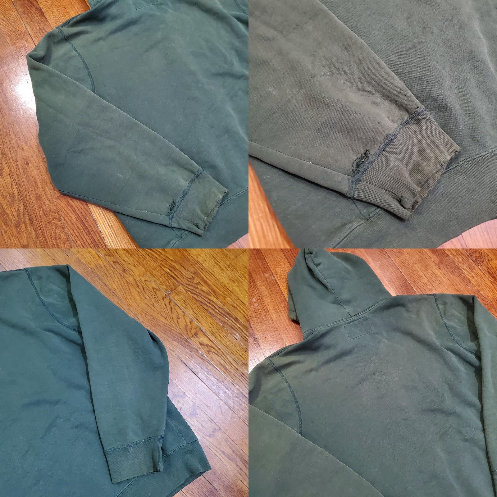 Abercrombie & Fitch VINTAGE Abercrombie & Fitch Hoodie Mens L Green Full Zip Fleece Lined 1892 Graphic Print Size US L / EU 52-54 / 3 - 10 Thumbnail