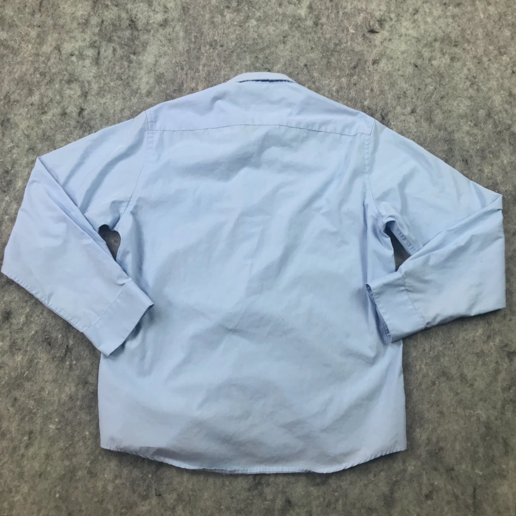 Joseph Joseph & Feiss Shirt Mens Size 18 Blue Button-Up Long Sleeve Cotton Blend Size US XXL / EU 58 / 5 - 5 Thumbnail
