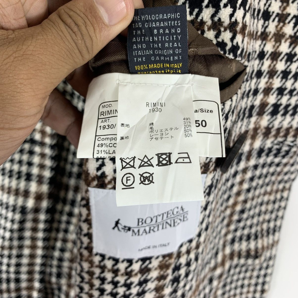Autumn Cashmere VINTAGE BOTTEGA MARTINESE WOOL OVERCOAT Size XL / US 12-14 / IT 48-50 - 10 Thumbnail