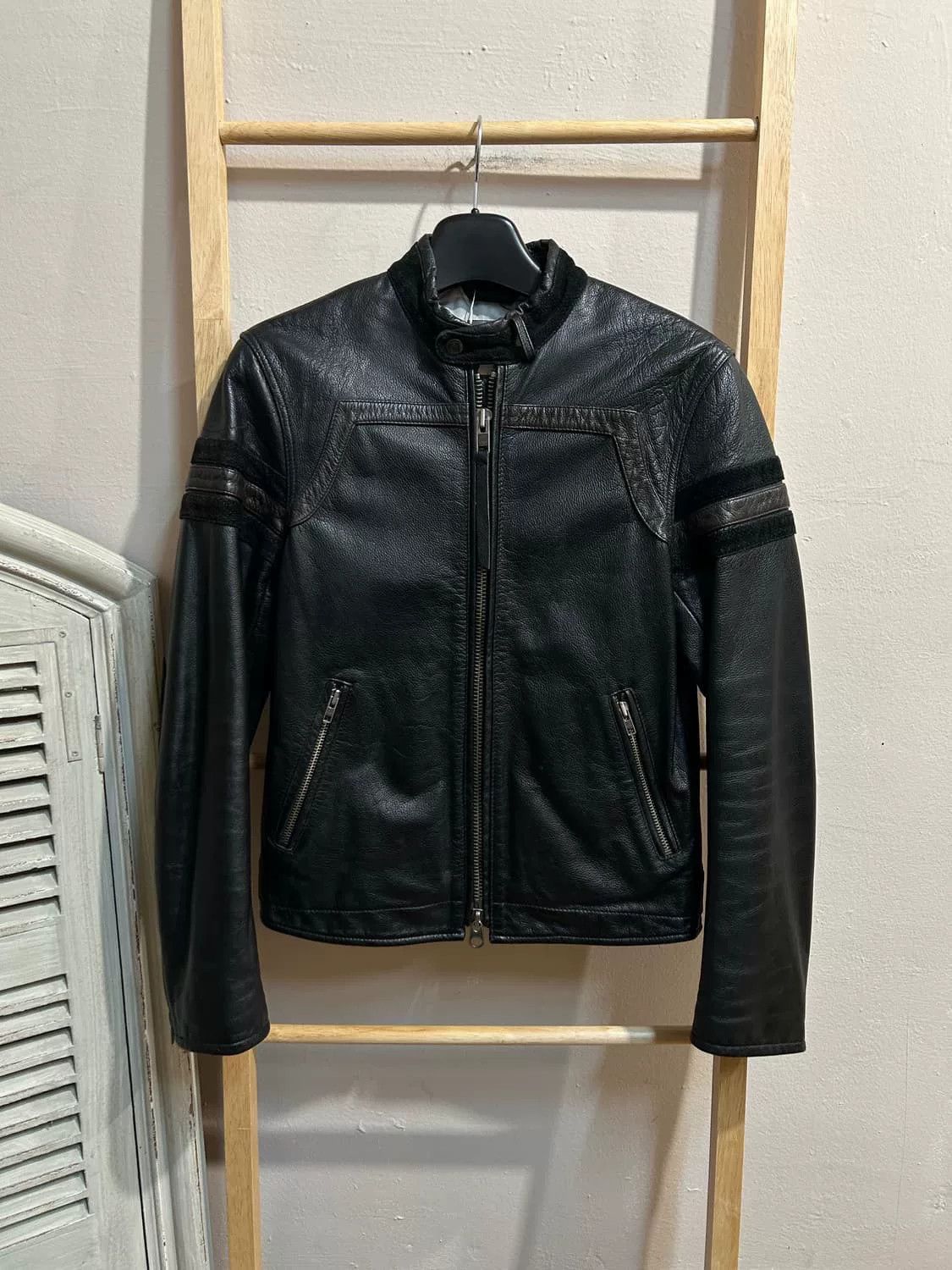 Armani Armani Vintage Leather Jacket Size US M / EU 48-50 / 2 - 1 Thumbnail