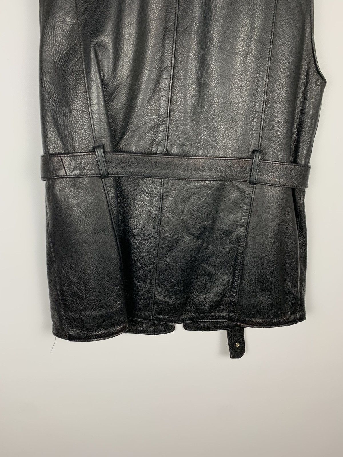 Cowboy Equipment Vintage Leather Cowboy Multi Zip Jacket Avant Garde Size 14 Size XL / US 12-14 / IT 48-50 - 10 Thumbnail