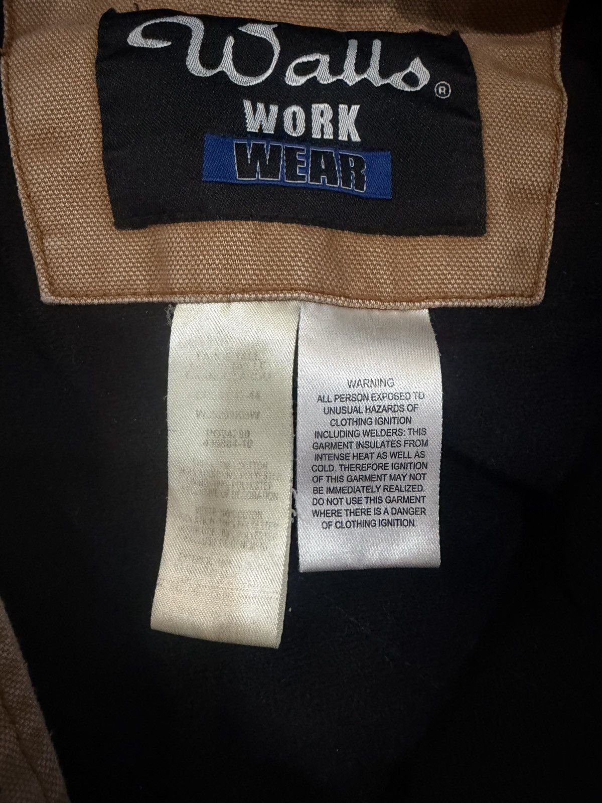 Walls Distressed Walls L Zip-Up Duck Canvas Work Jacket Beige Size US L / EU 52-54 / 3 - 8 Thumbnail
