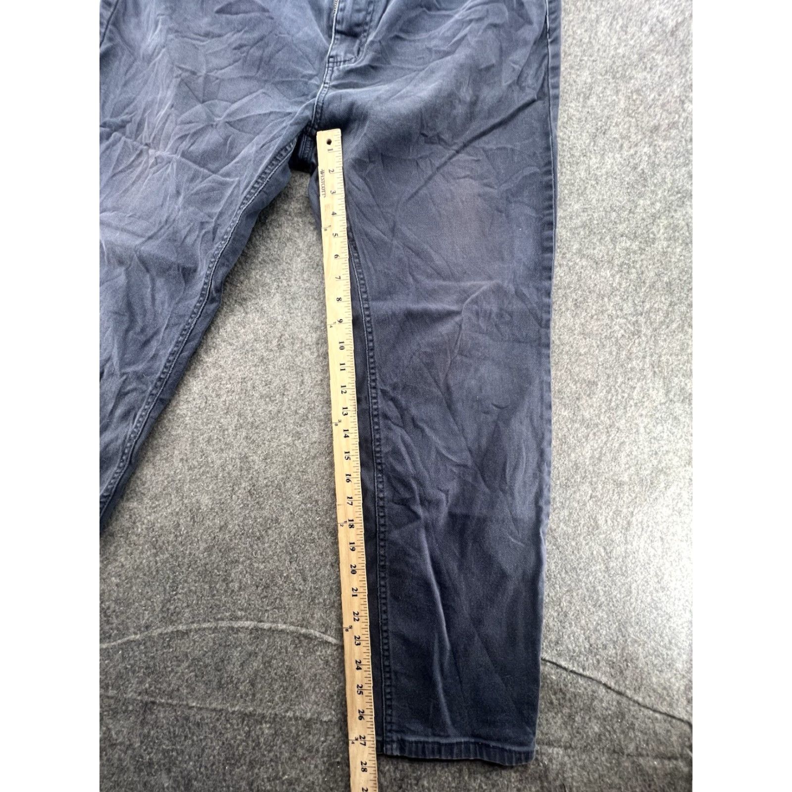 Vintage VINTAGE Genes Stone Jeans Men's Slim Fit 38x32 Gray Denim Stone Modern Straight 5-Pocket Alberto Stone Modern Fit Regular Men Jeans Size US 38 / EU 54 - 2 Thumbnail