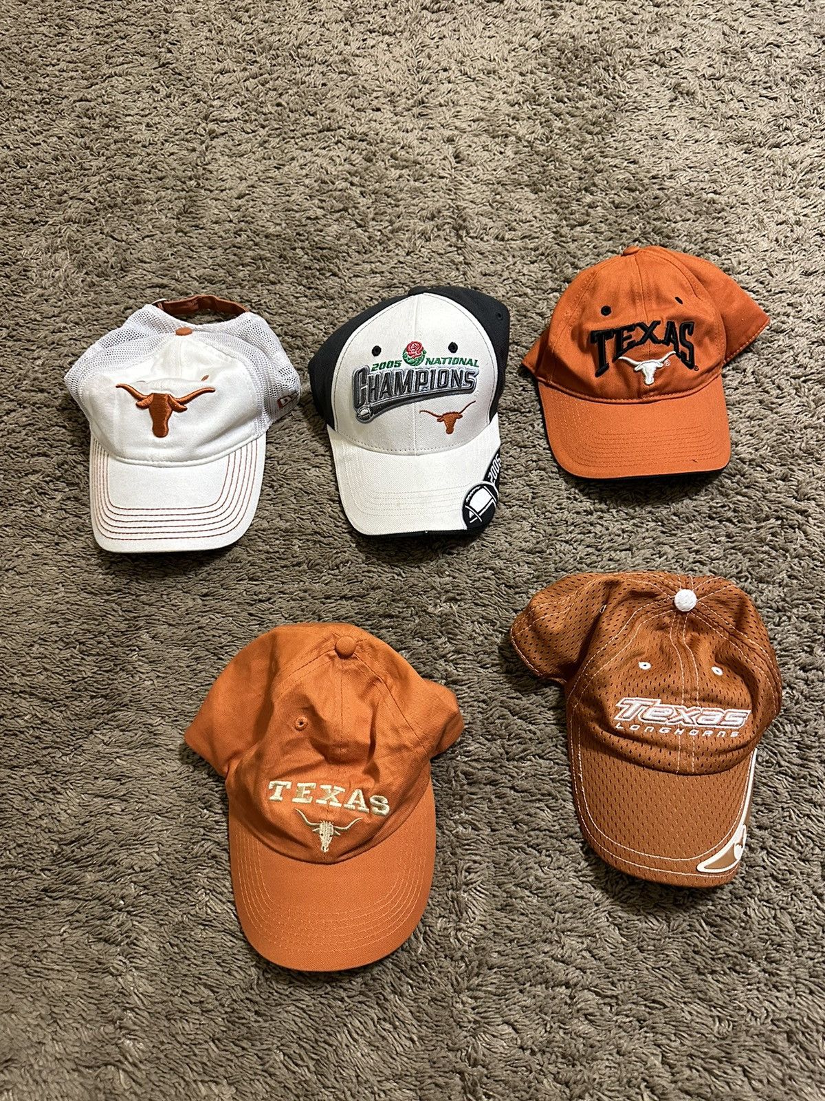 image of NCAA University Of Texas Longhorns Hat 90's in Burnt Orange, Men's