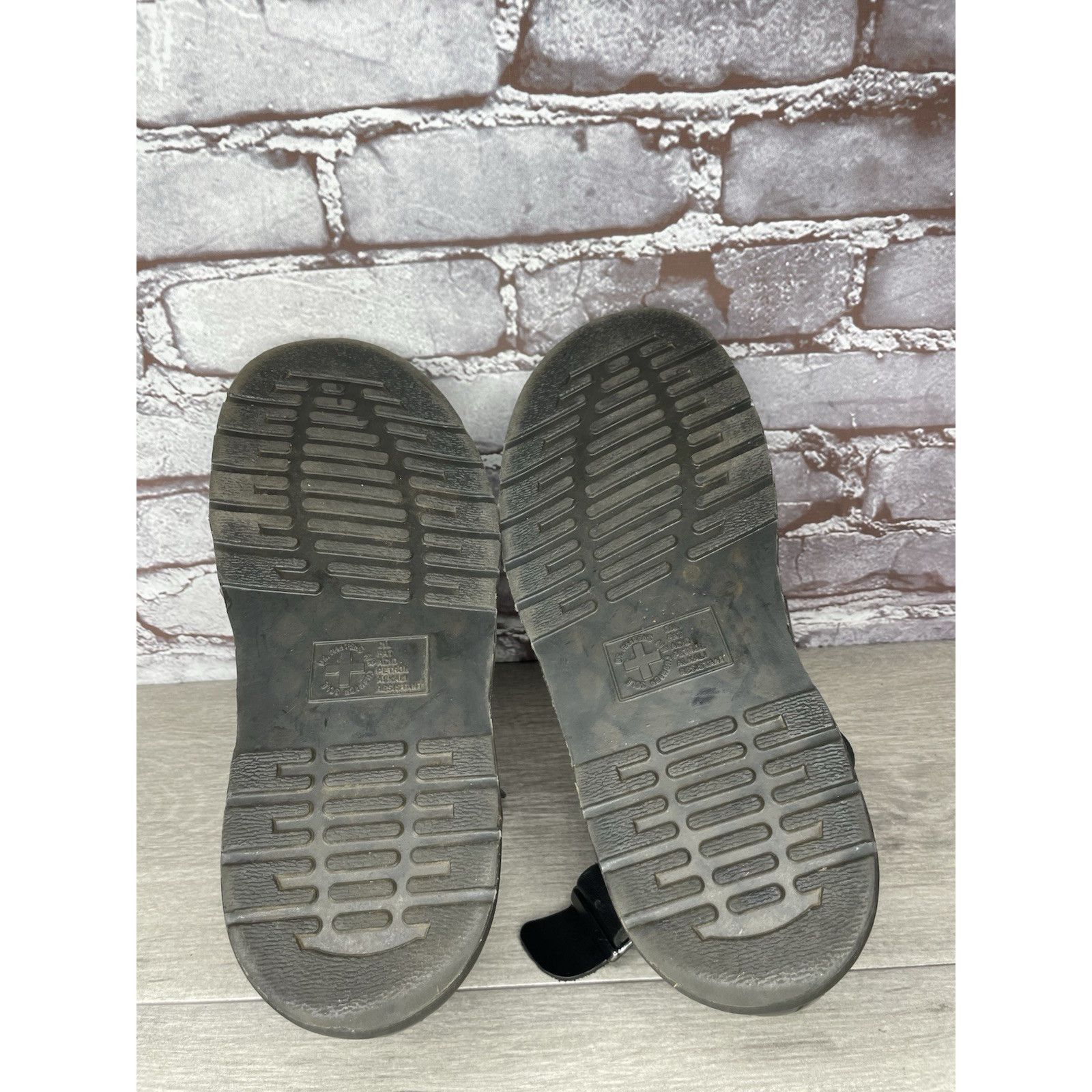 Dr. Martens Dr. Martens Geraldo Black Leather Strap Gladiator Wedge Sand Size US 9 / EU 42 - 13 Thumbnail