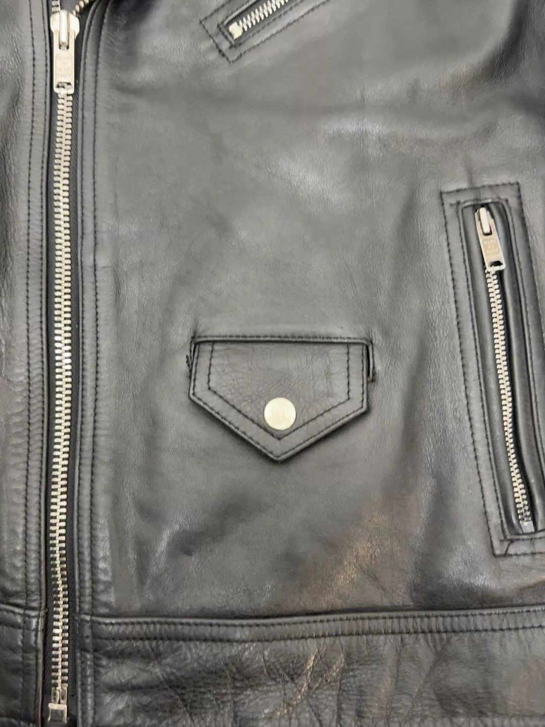 Marc by Marc Jacobs marc by marc jacobs men's biker leather jacket Size US XS / EU 42 / 0 - 6 Thumbnail