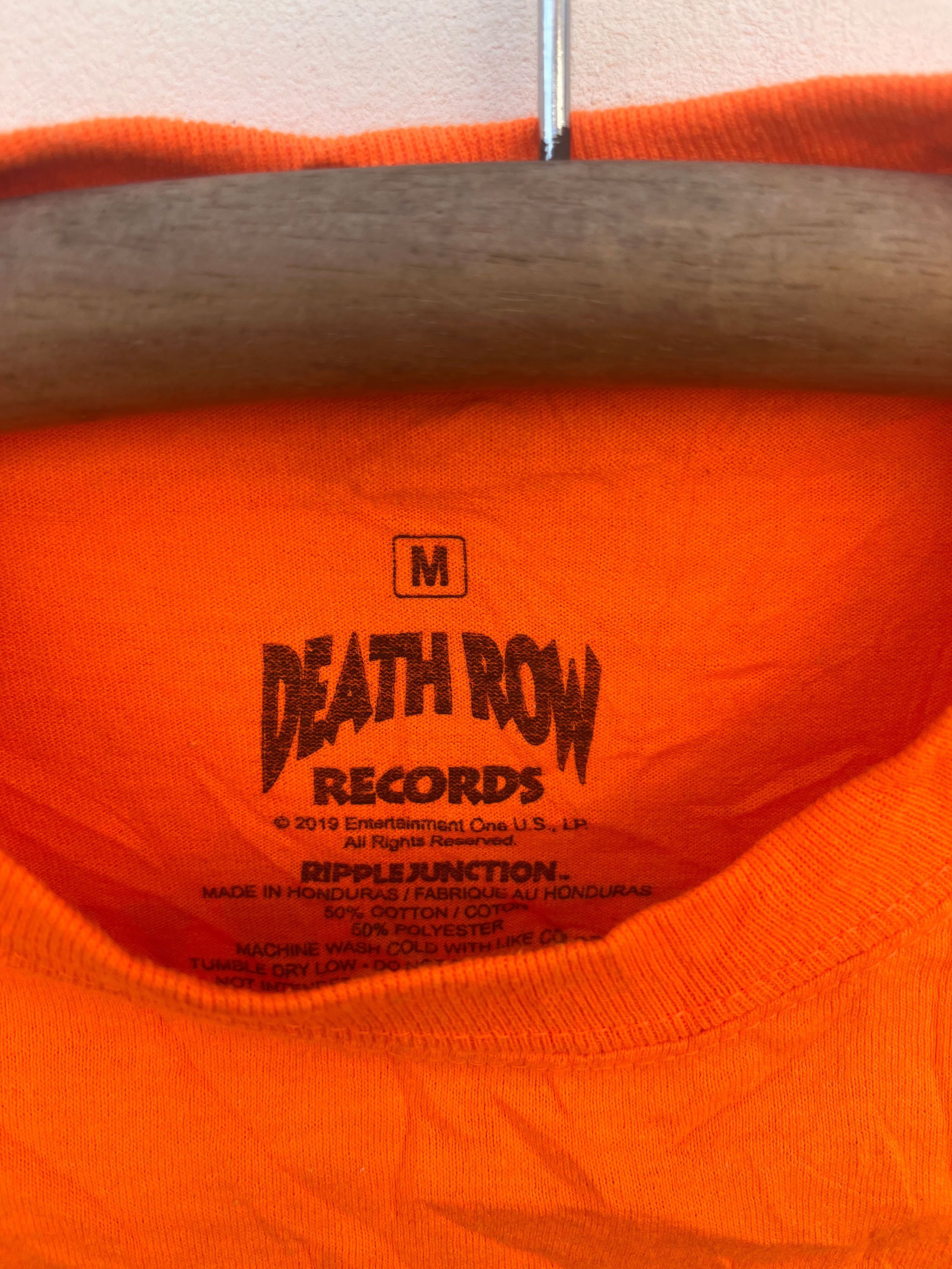 Band Tees Death Row Records 1991 Tear Away Sleeve Size US M / EU 48-50 / 2 - 2 Thumbnail