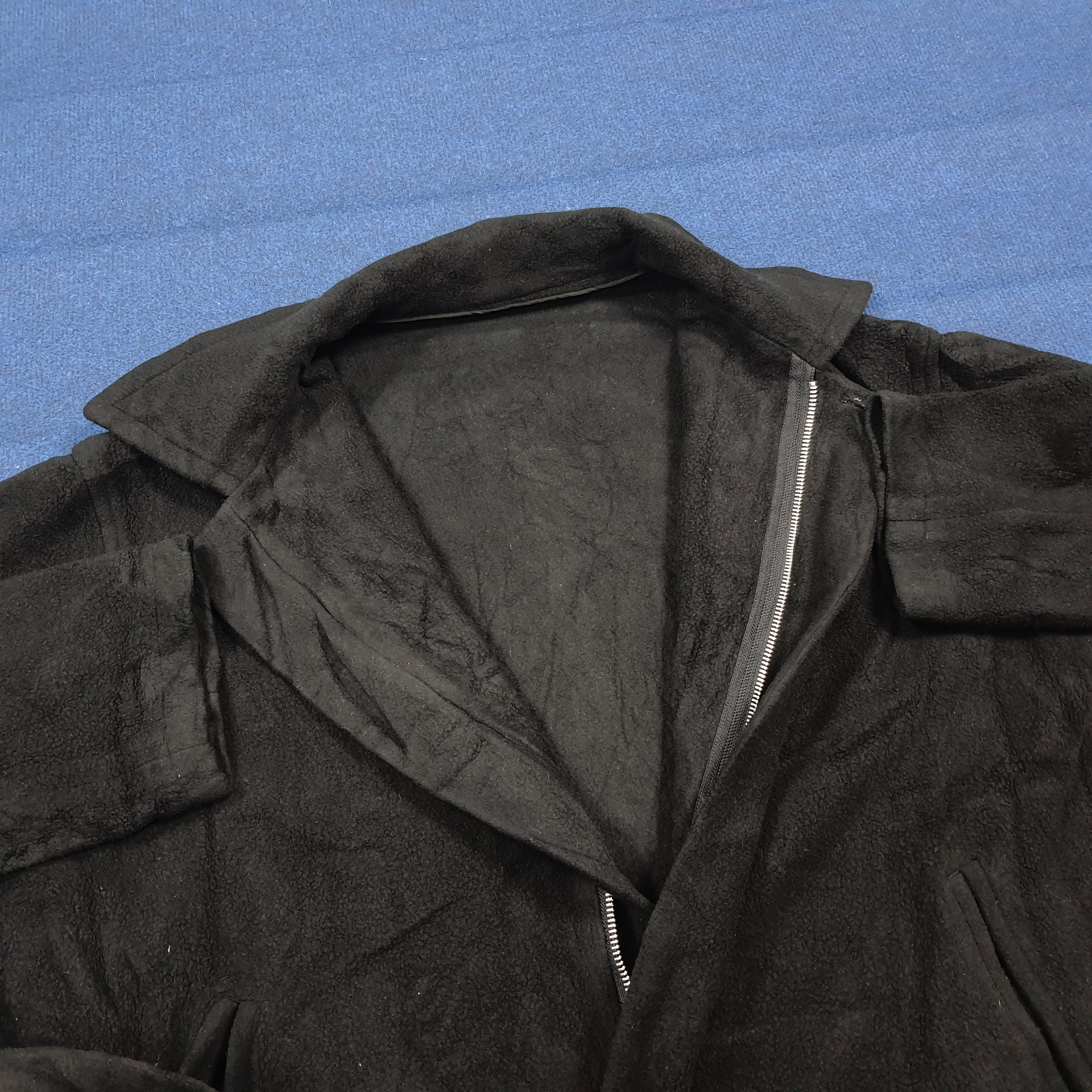 Y's Vintage Y's Yohji Yamamoto Fleece Jacket Overcoat C284N1 Size US XXL / EU 58 / 5 - 4 Thumbnail