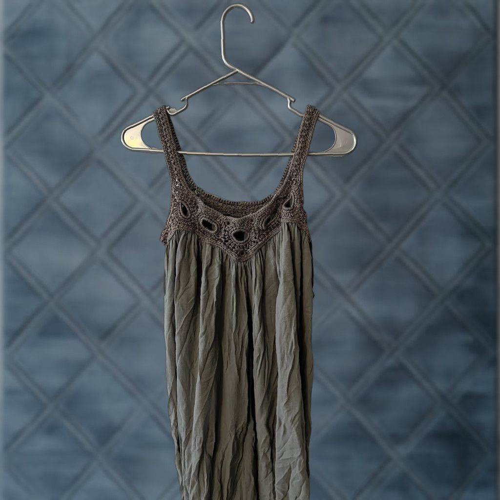 French Connection French Connection Dress Maxi Tank Dress Bodycon Gray 8 Sleeveless Casual Solid Size 8 Womens Size M / US 6-8 / IT 42-44 - 1 Thumbnail