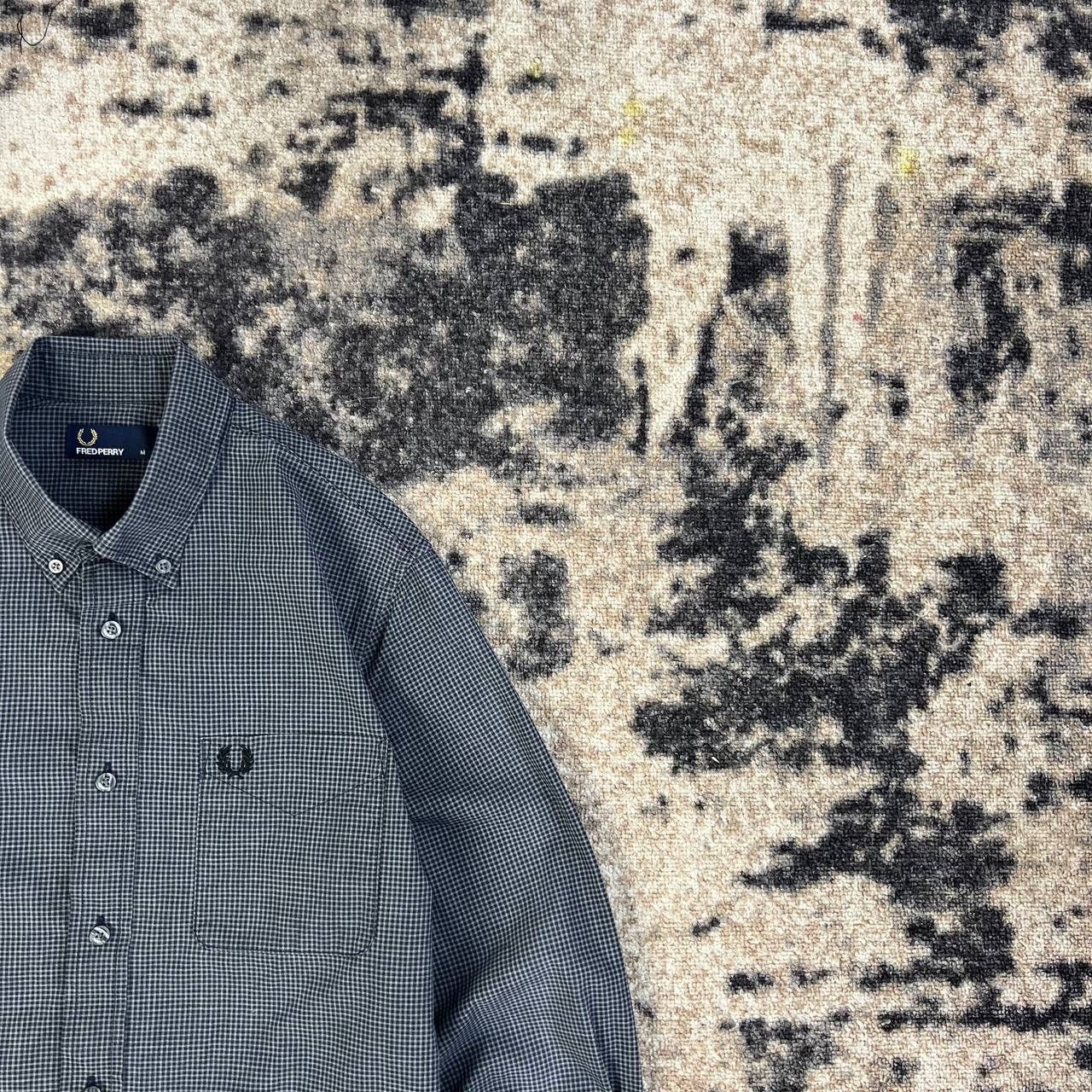 Fred Perry Fred Perry Luxury Mini Logo Checkered Button Up Shirt Size US M / EU 48-50 / 2 - 2 Thumbnail