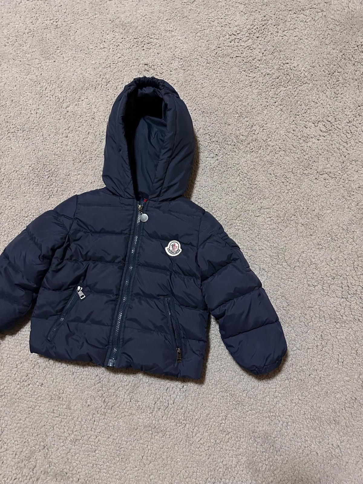 Moncler Moncler Logo Navy Kids Jacket Sz 2A 92 Size US XXS / EU 40 - 3 Thumbnail