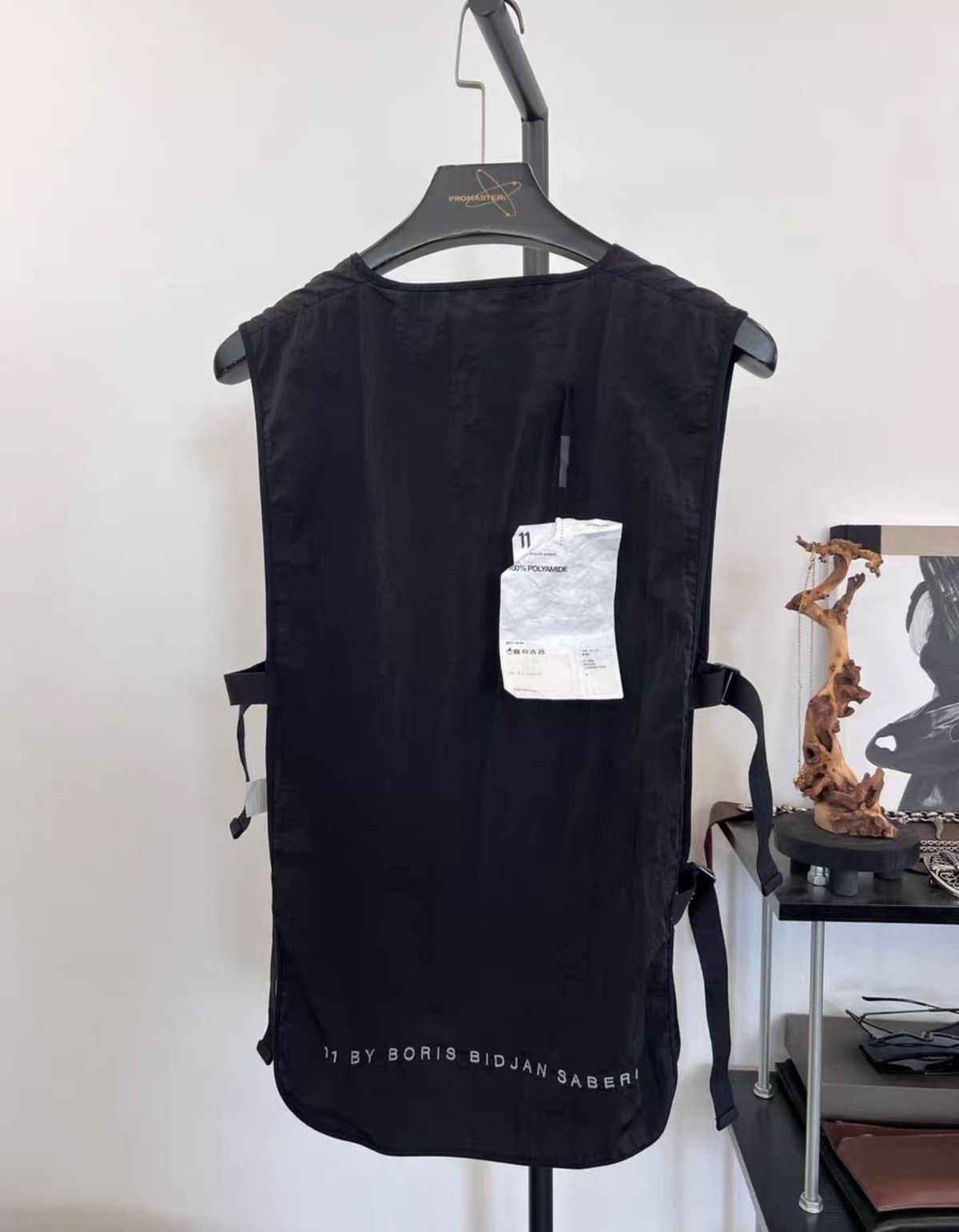 11 By Boris Bidjan Saberi 11ByBBS Letter-Embroidered Nylon Layering Vest Size US M / EU 48-50 / 2 - 2 Thumbnail