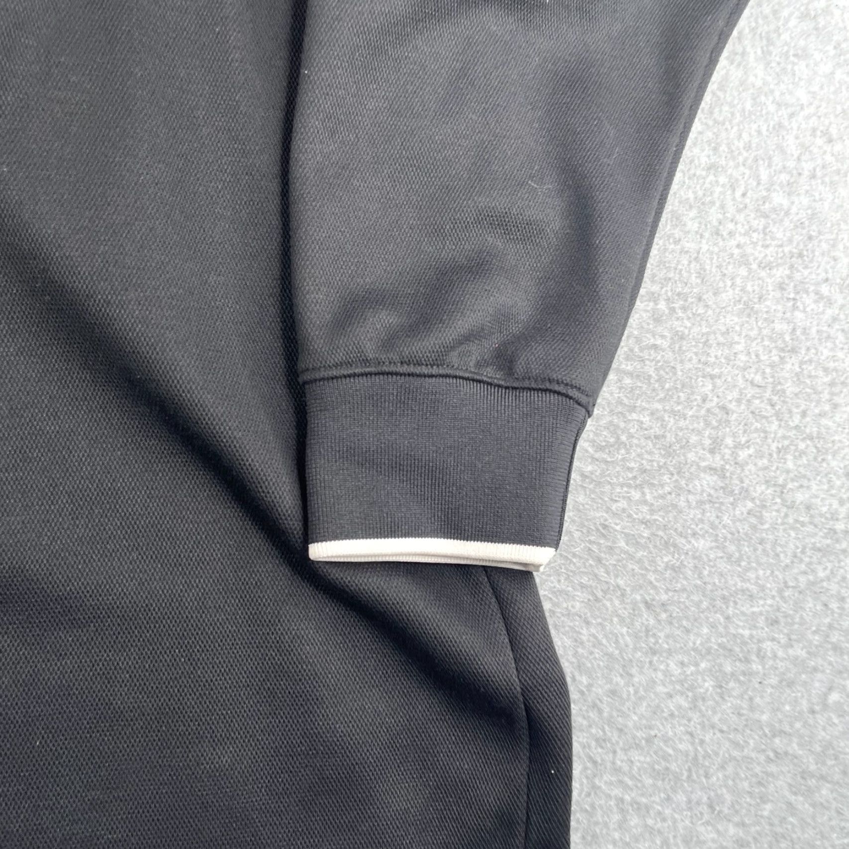 Nike Nike Sweatshirt Mens 2XL Black White Trim Dri Fit Standar Fit Crew Neck Active Size US XXL / EU 58 / 5 - 2 Thumbnail
