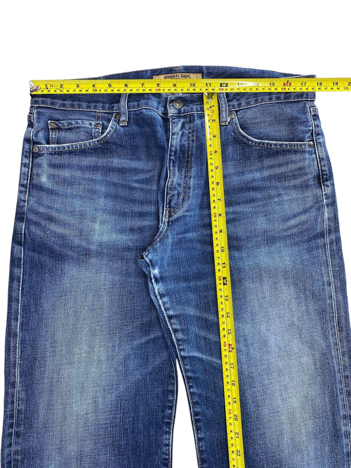Uniqlo Uniqlo Blue Wash Whiskers Style Loose Jeans Size US 36 / EU 52 - 9 Thumbnail