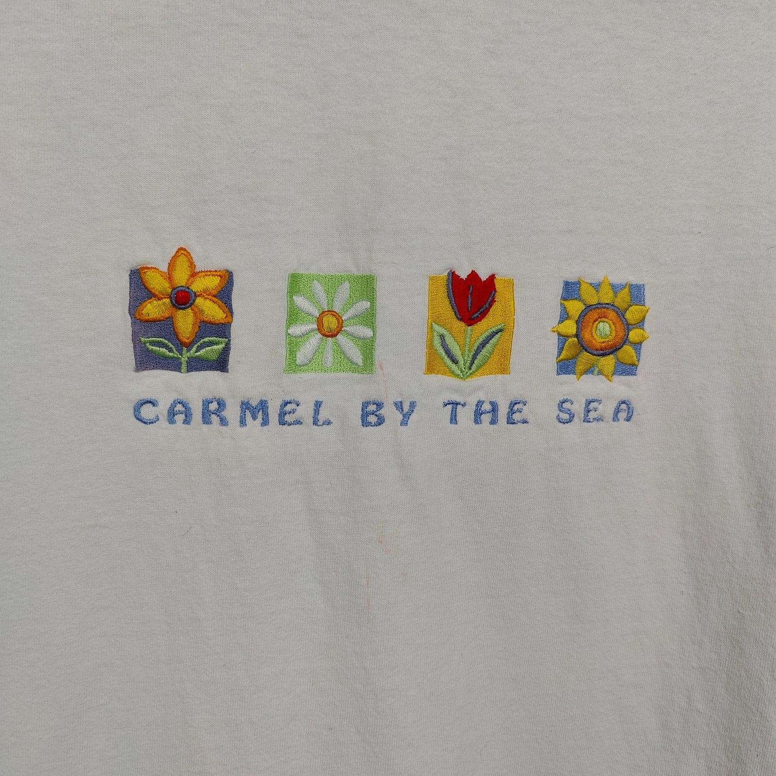 Anvil Vintage Carmel By the Sea Embroidered T-Shirt Size Medium Size US M / EU 48-50 / 2 - 2 Thumbnail