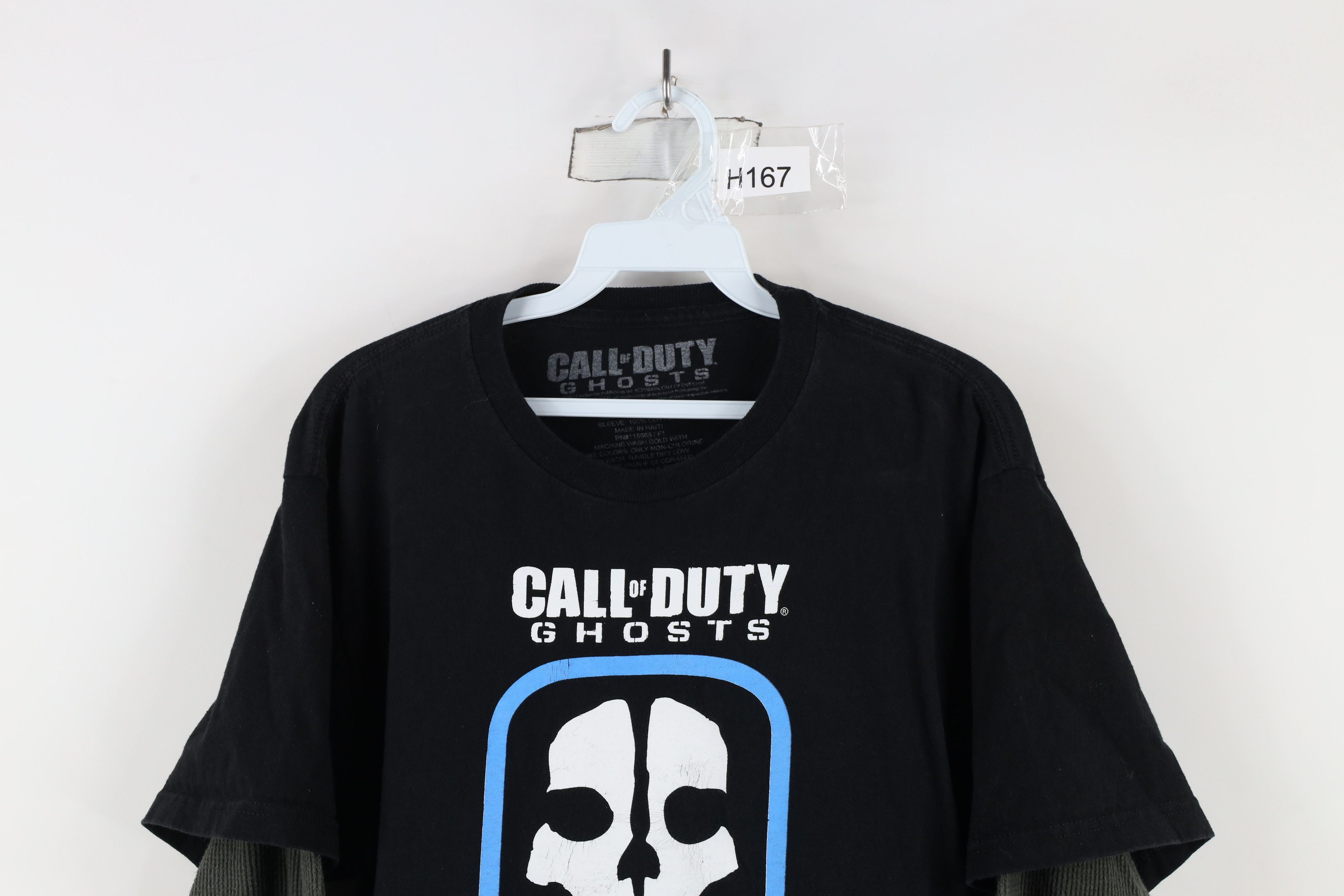 Vintage Vintage Y2K Call of Duty Ghosts Knit Long Sleeve T-Shirt Size US XL / EU 56 / 4 - 2 Thumbnail