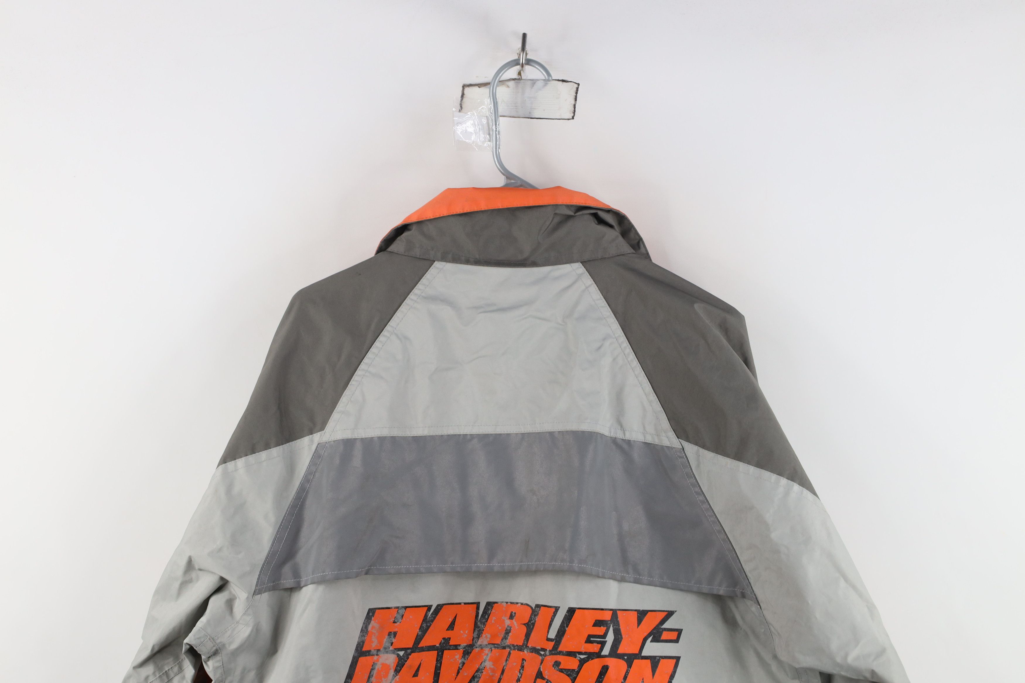Harley Davidson Vintage Harley Davidson Reflective Rain Riding Jacket Size US M / EU 48-50 / 2 - 14 Thumbnail