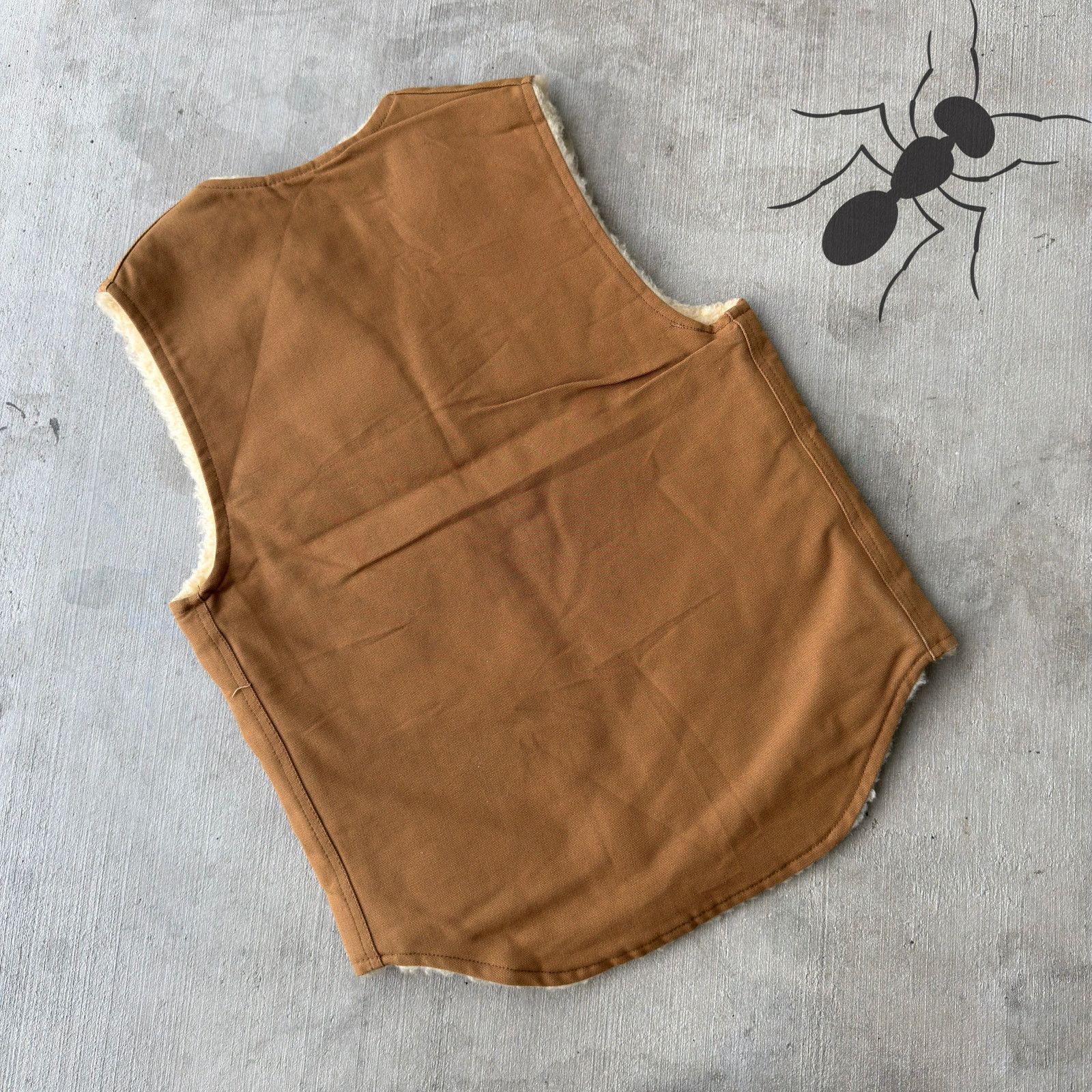 Carhartt × Vintage Carhartt 6SV brown work wear vest Size US S / EU 44-46 / 1 - 4 Thumbnail