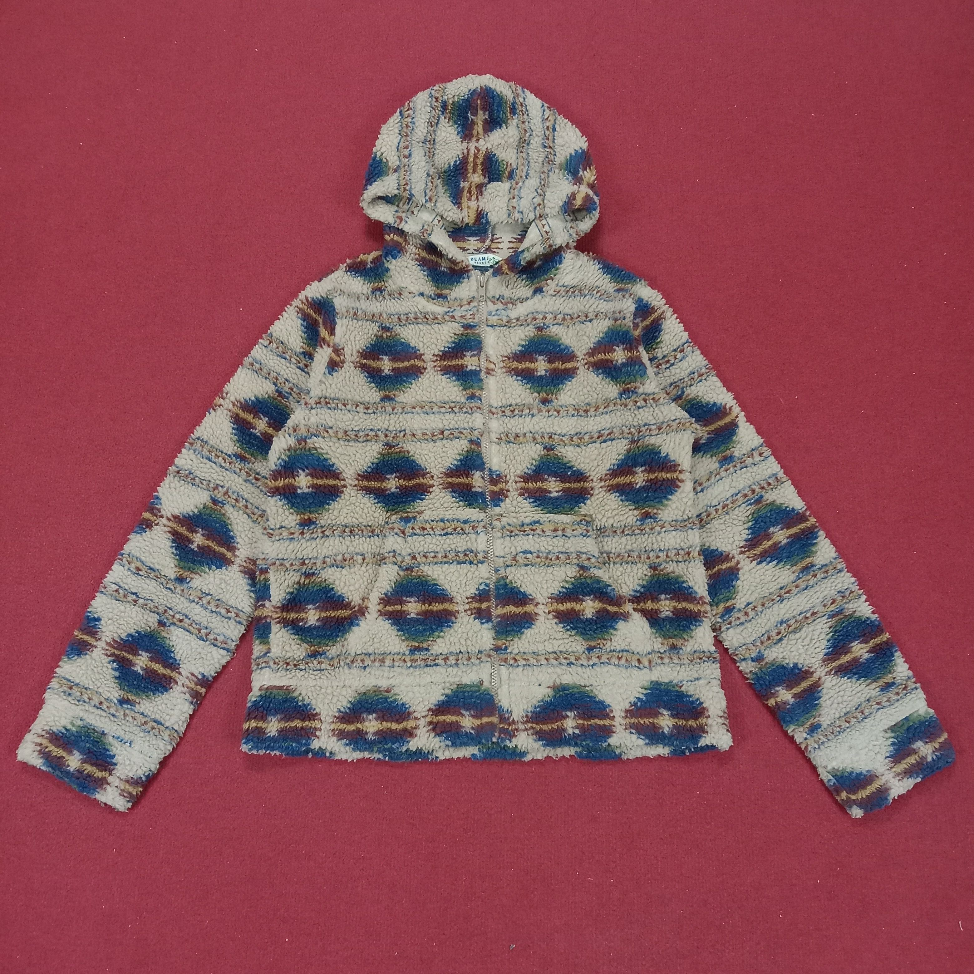 Beams Plus × Japanese Brand × Vintage Beams Heart Nice Design Custom Skulls Design Zipper Hoodies Size US S / EU 44-46 / 1 - 3 Thumbnail