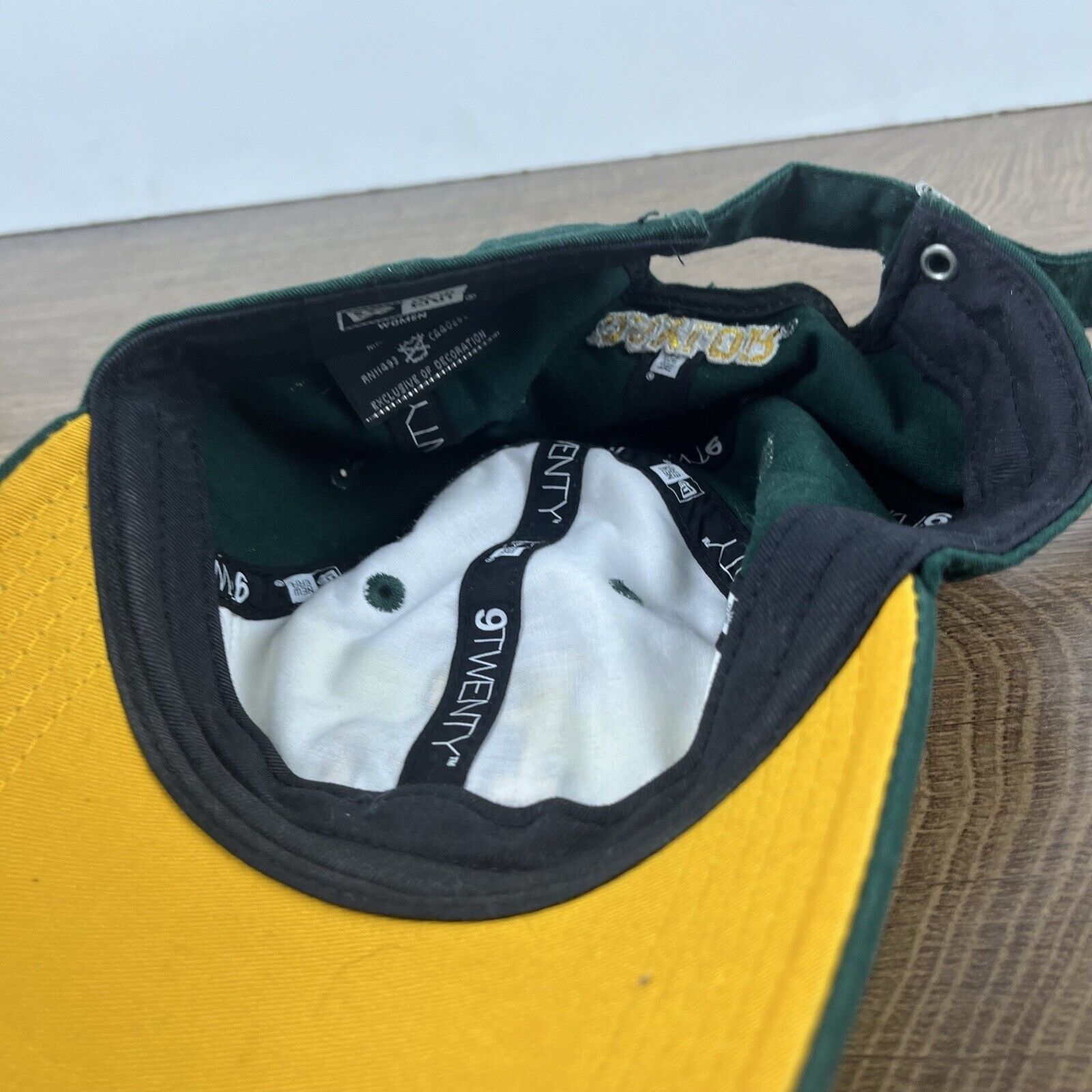 New Era Baylor Bears Hat Baylor New Era 9Twenty White Adjustable Hat Size ONE SIZE - 15 Thumbnail