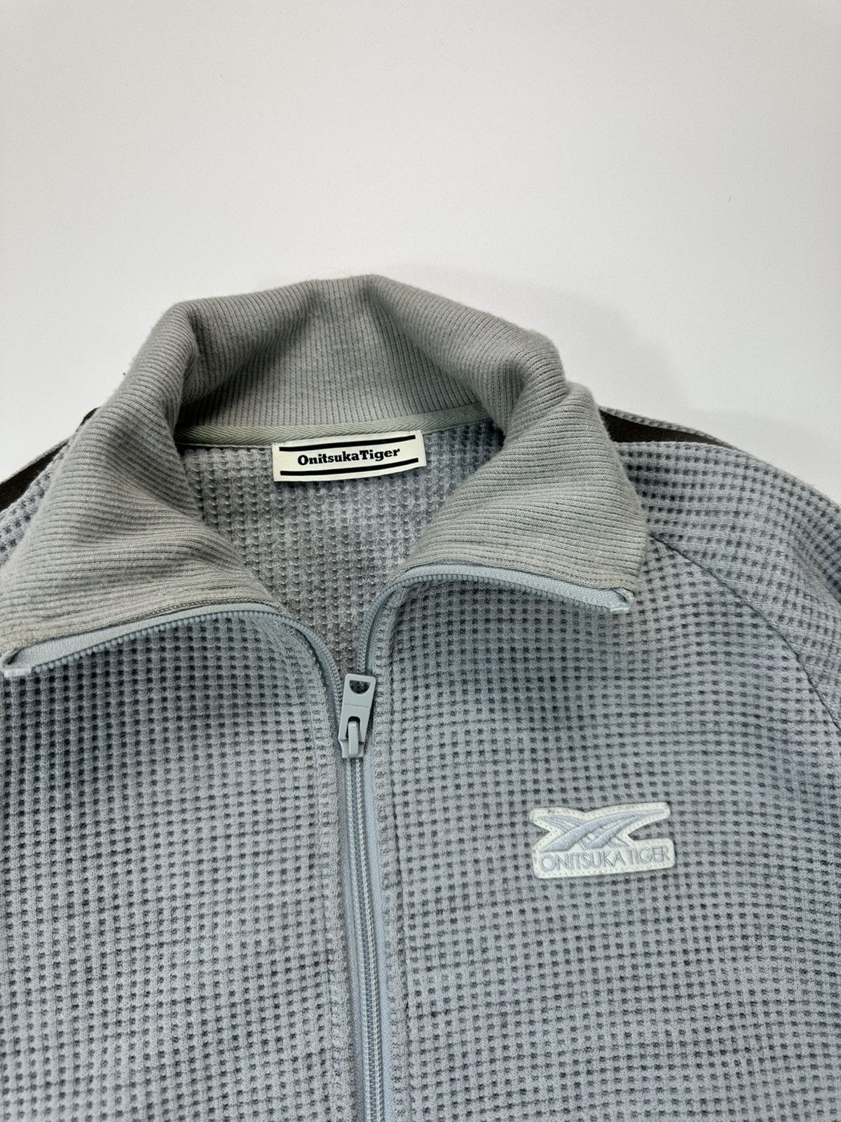 Onitsuka Tiger Onitsuka Tiger Zip Track Jacket Men's Logo Gray Size US S / EU 44-46 / 1 - 7 Thumbnail
