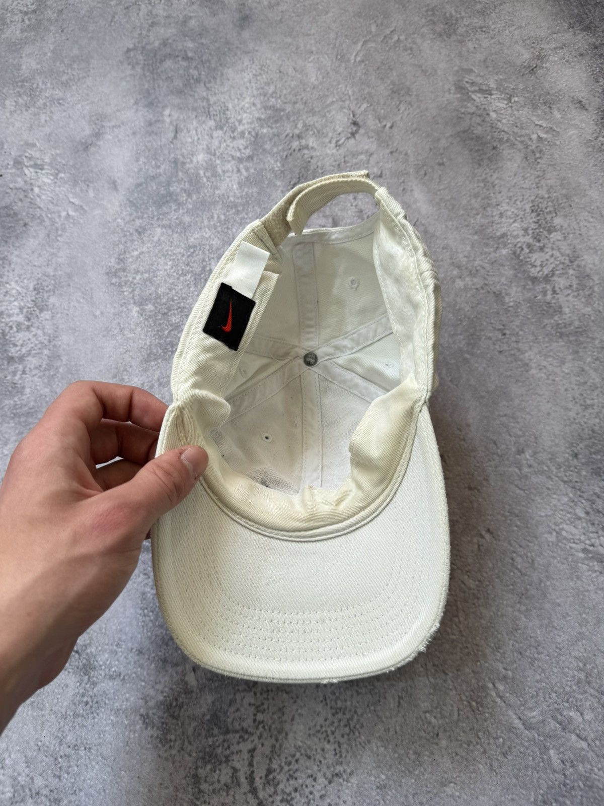 Nike Vintage Nike 90s Small Swoosh Blue Baseball Cap Hat OS Size ONE SIZE - 5 Thumbnail