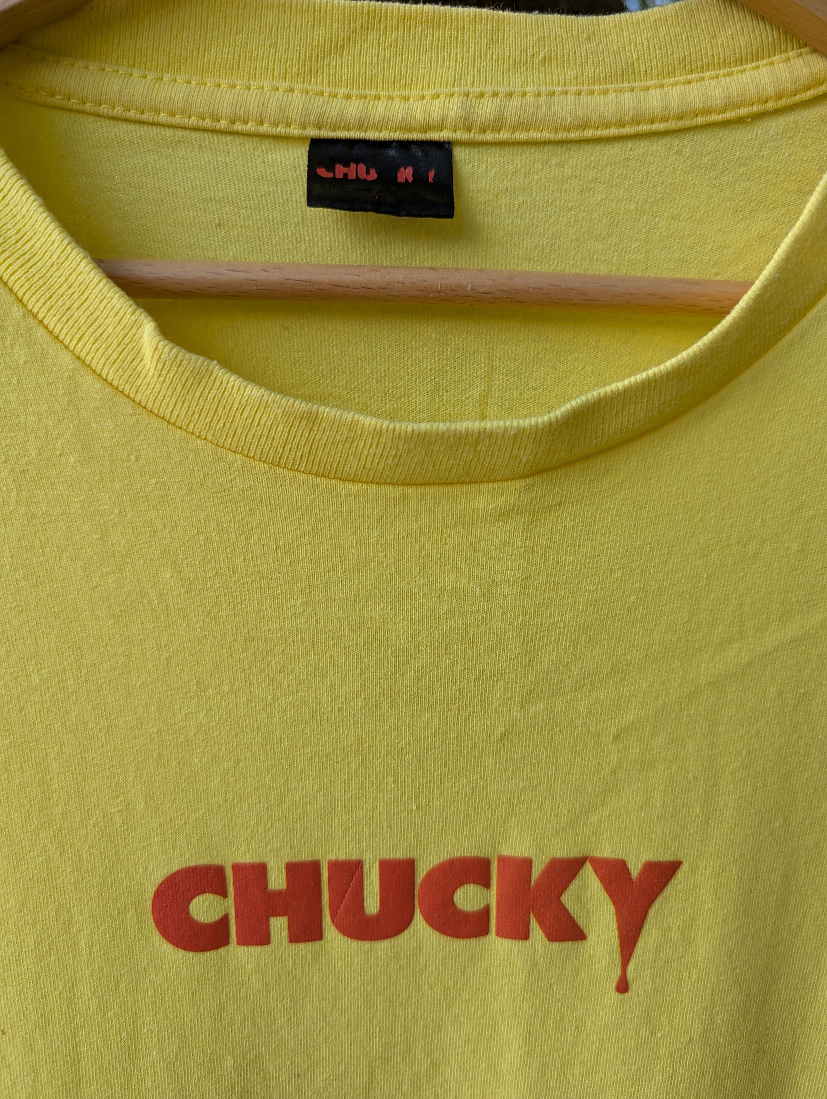 Vintage Child's Play Chucky Movie Tshirt Size US L / EU 52-54 / 3 - 3 Thumbnail