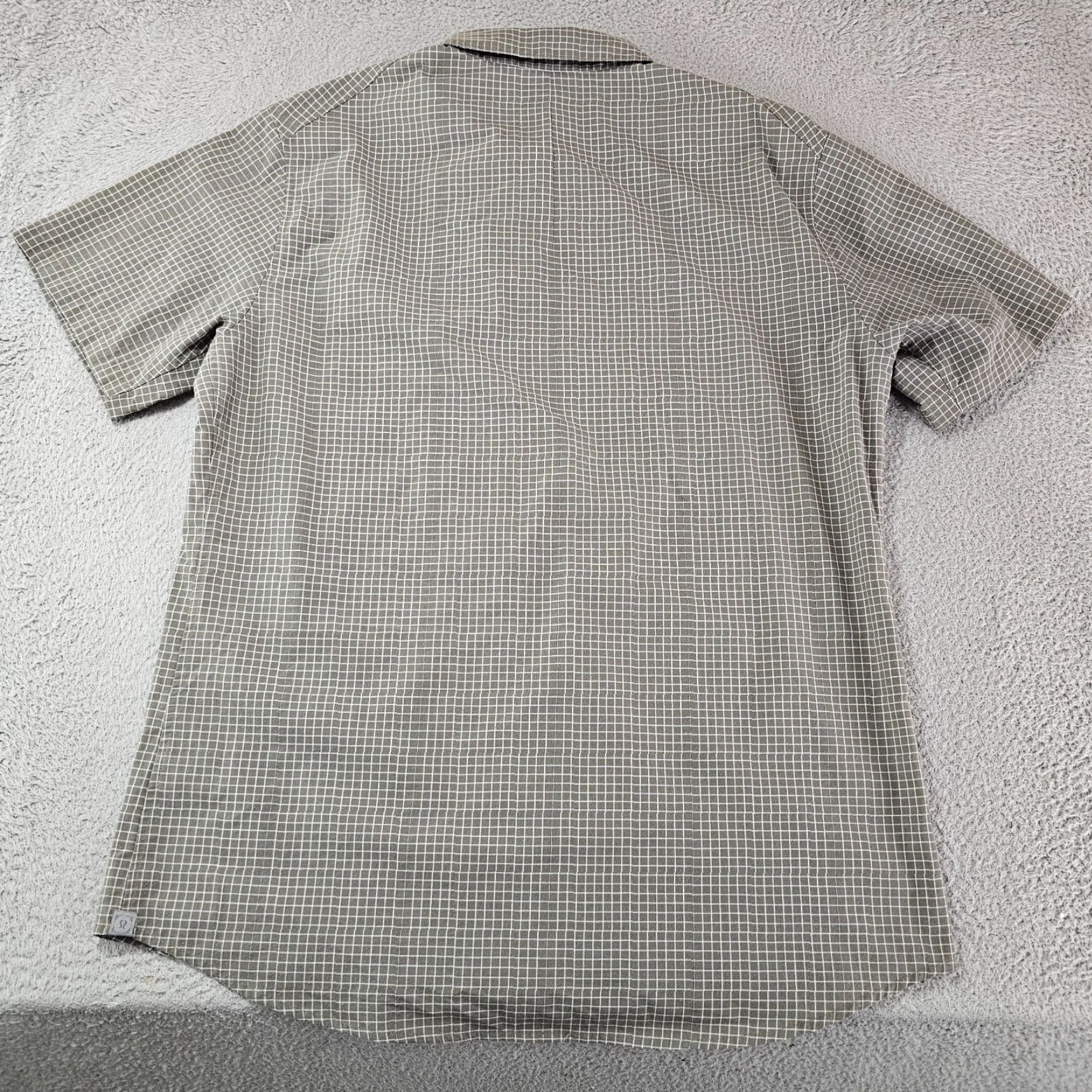 Lululemon Lululemon Shirt Mens XL Olive Live In Practice Short Sleeve Button Up Size US XL / EU 56 / 4 - 4 Thumbnail