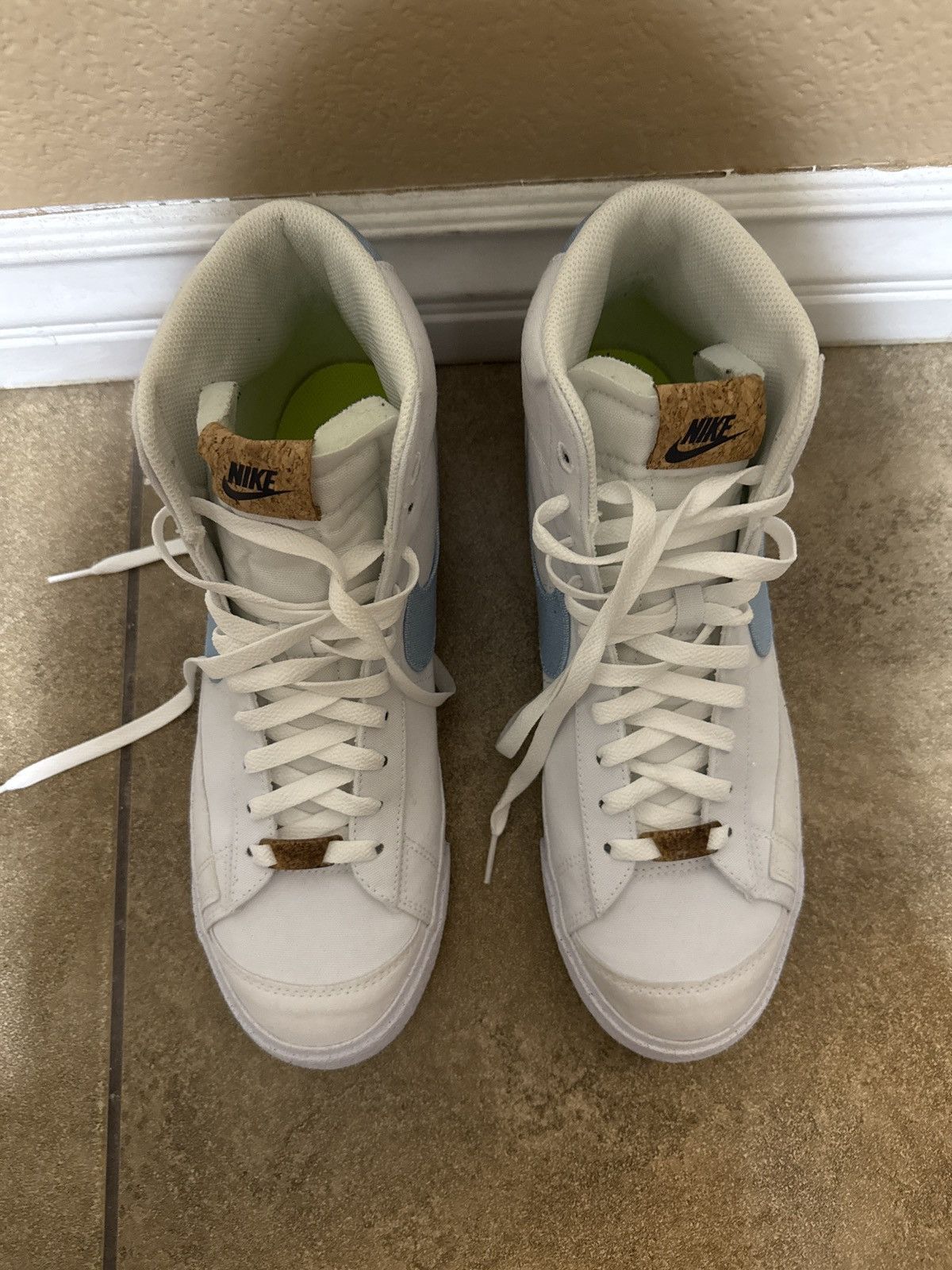 Nike Nike Blazer Mid 77 White Indigo Size US 10 / EU 43 - 3 Thumbnail