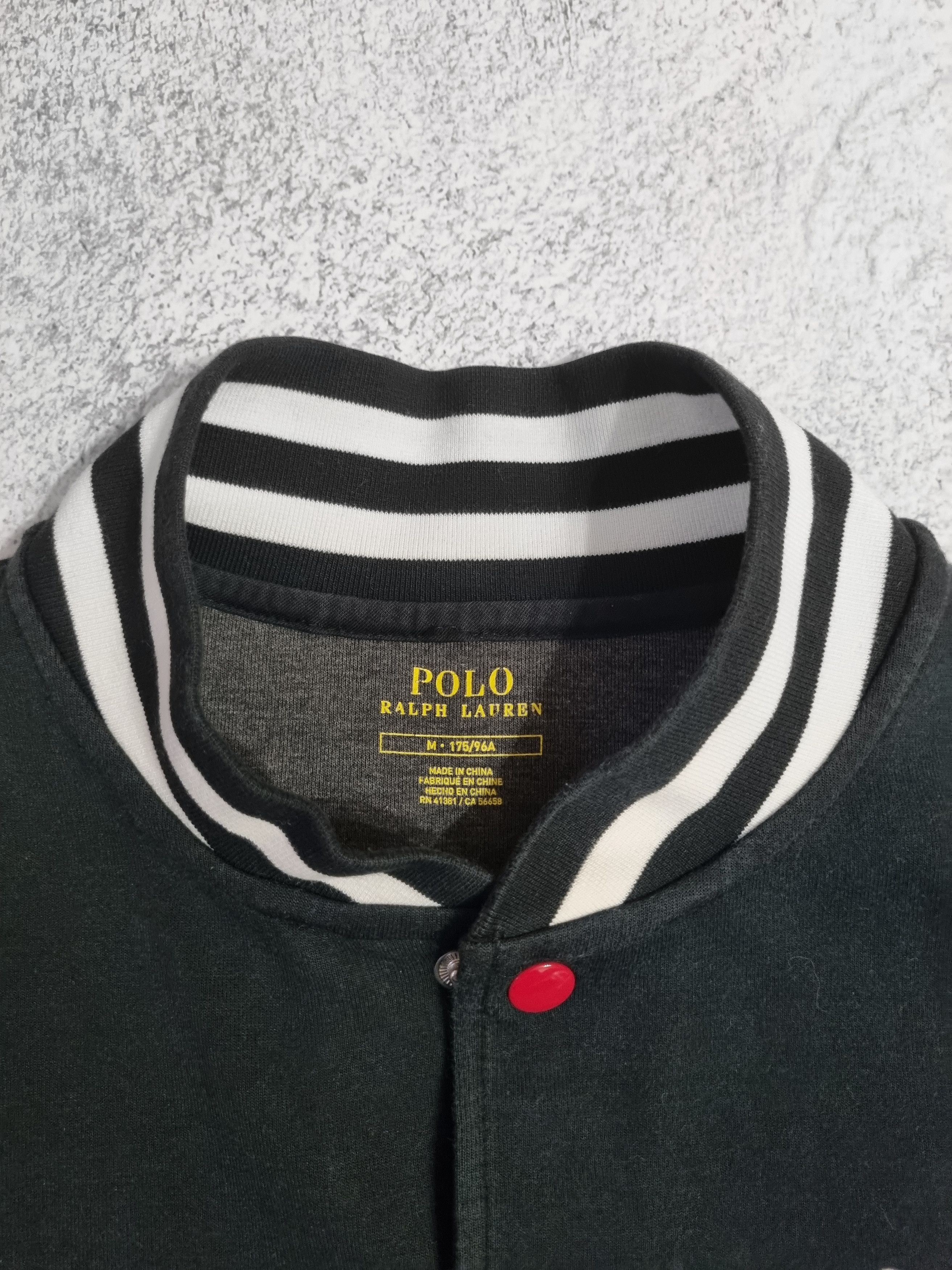 Polo Ralph Lauren × Ralph Lauren Polo Ralph Lauren P-Wing Patch Baseball Bomber Jacket Size US M / EU 48-50 / 2 - 6 Thumbnail
