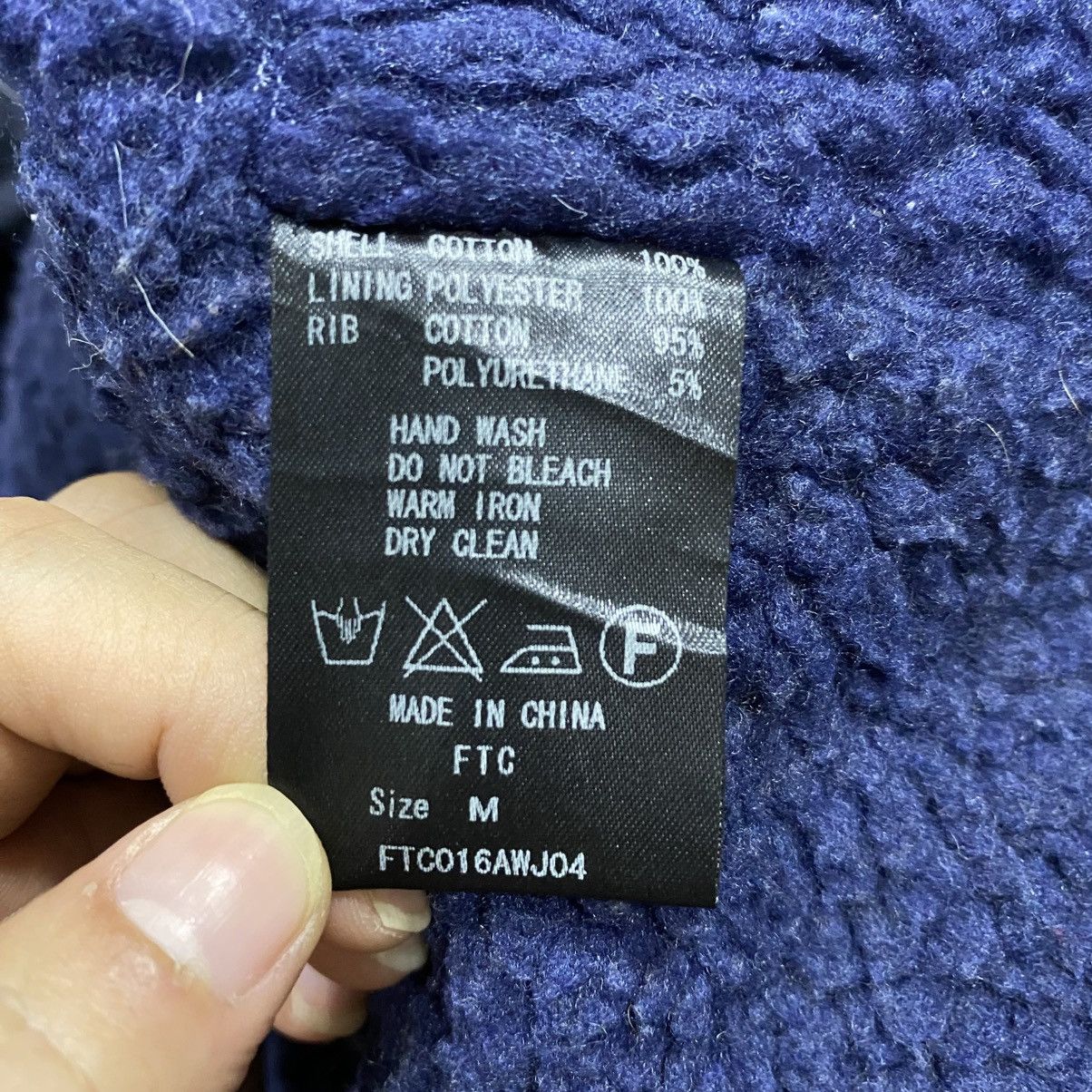 FTC × Japanese Brand FTC Small Embroidered Logo Sherpa Lined Jacket Size US M / EU 48-50 / 2 - 13 Thumbnail