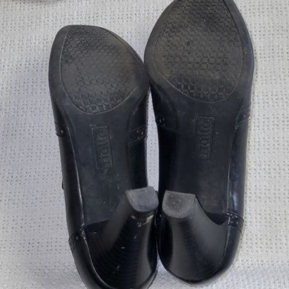 Vintage Rialto Hand Tooled Black 3" Heeled Sz 8.5 Bootie Size US 8.5 / IT 38.5 - 5 Thumbnail