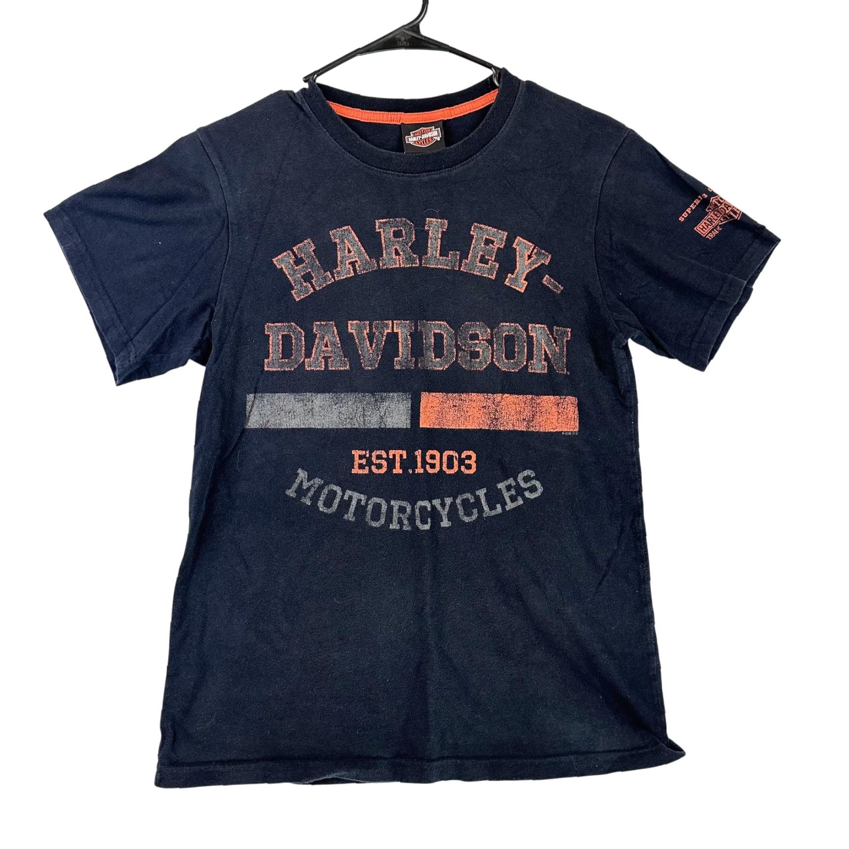 Harley Davidson Harley-Davidson Shirt Adult Small Black USA Made Stratman Tag Mens Shirt Graphic Print Harley-Davidson USA Logo 90s? Size US S / EU 44-46 / 1 - 2 Thumbnail