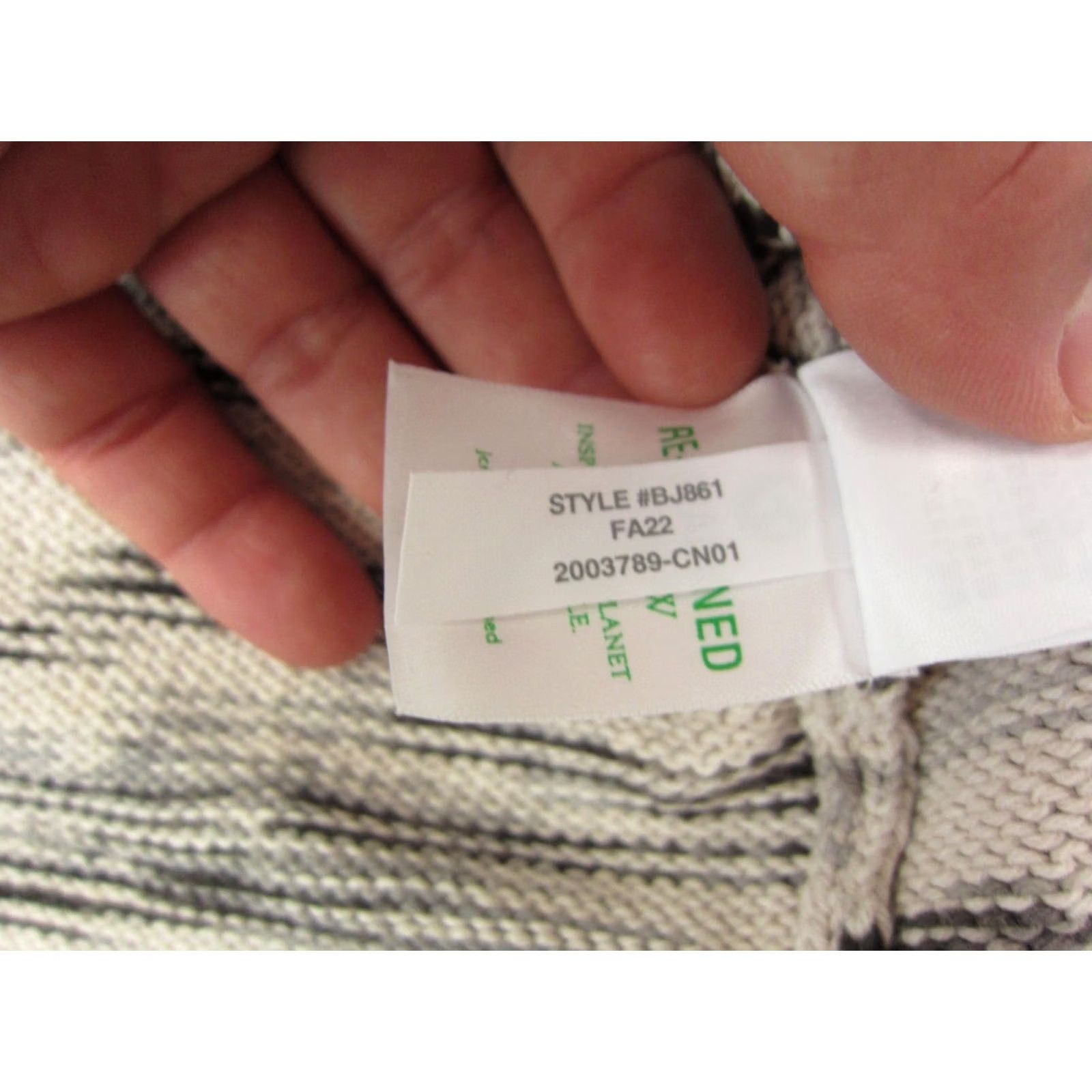 J.Crew J. Crew Sweater Womens Large Creme Knit Cotton Pullover Size L / US 10 / IT 46 - 7 Thumbnail