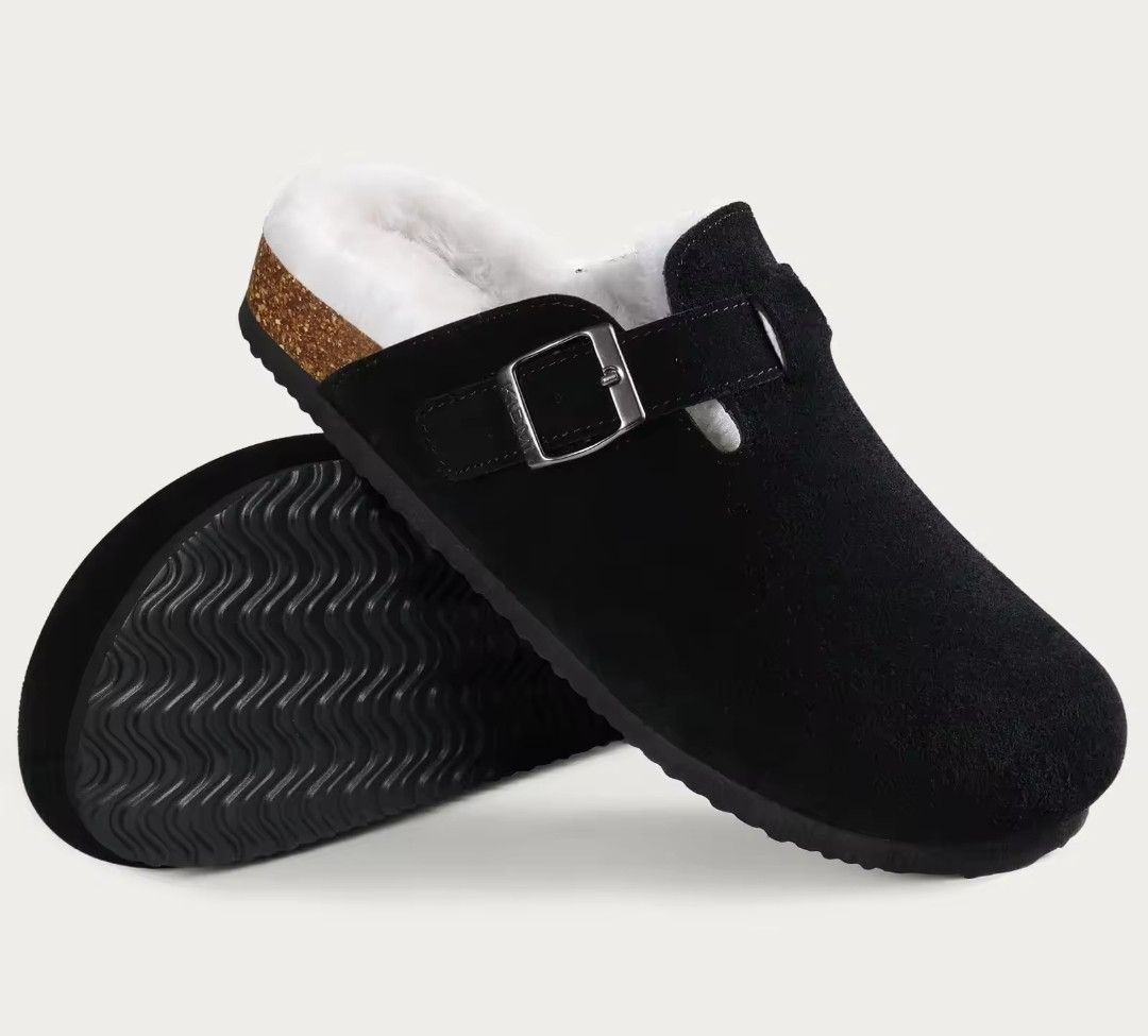 Japanese Brand Fur Cork Mules Potato Shoes Size US 9.5 / EU 42-43 - 5 Thumbnail