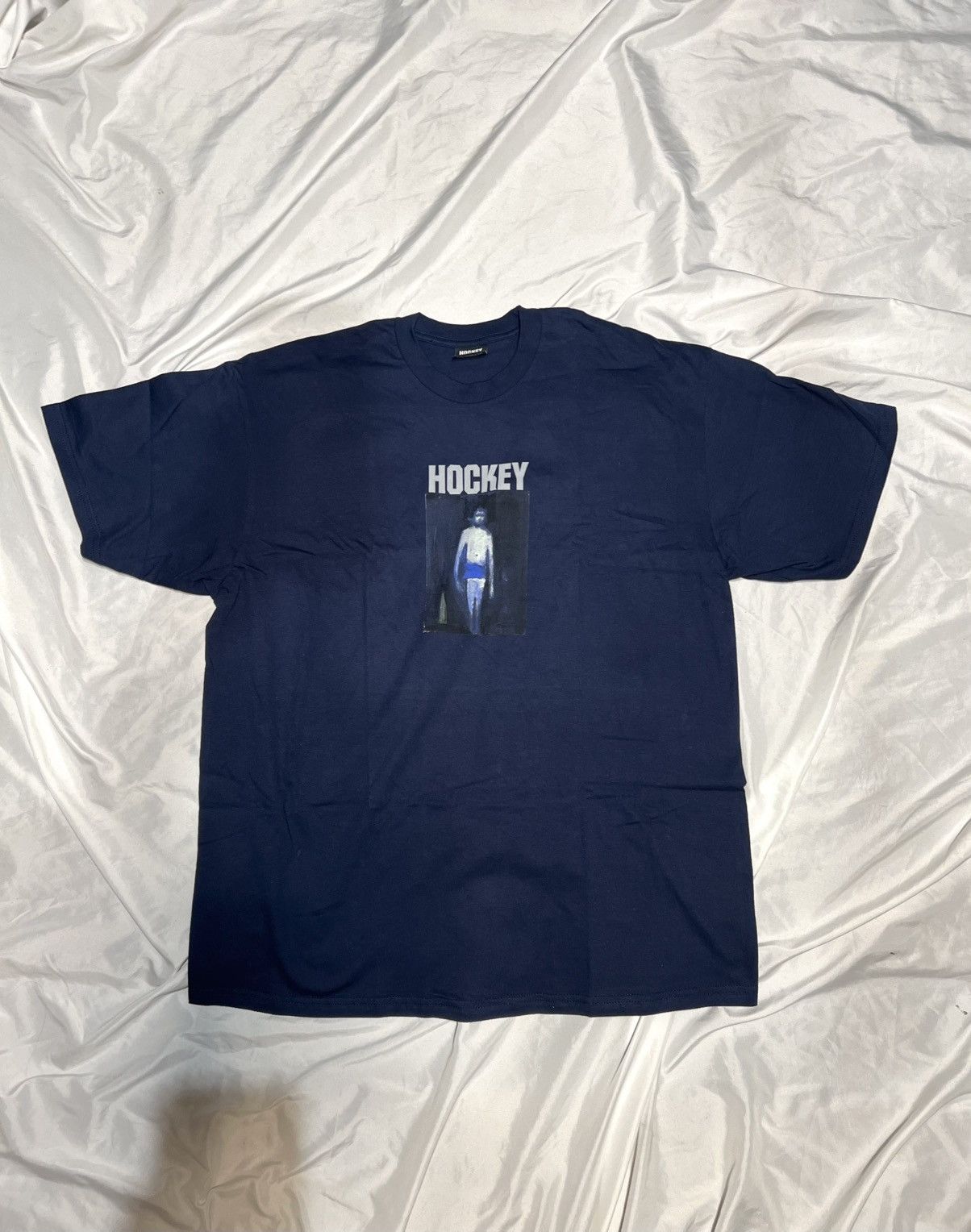 【HOCKEY】 50% OF ANXIETY TEE WHITE Hockey T-shirt 50% of Anxiety White