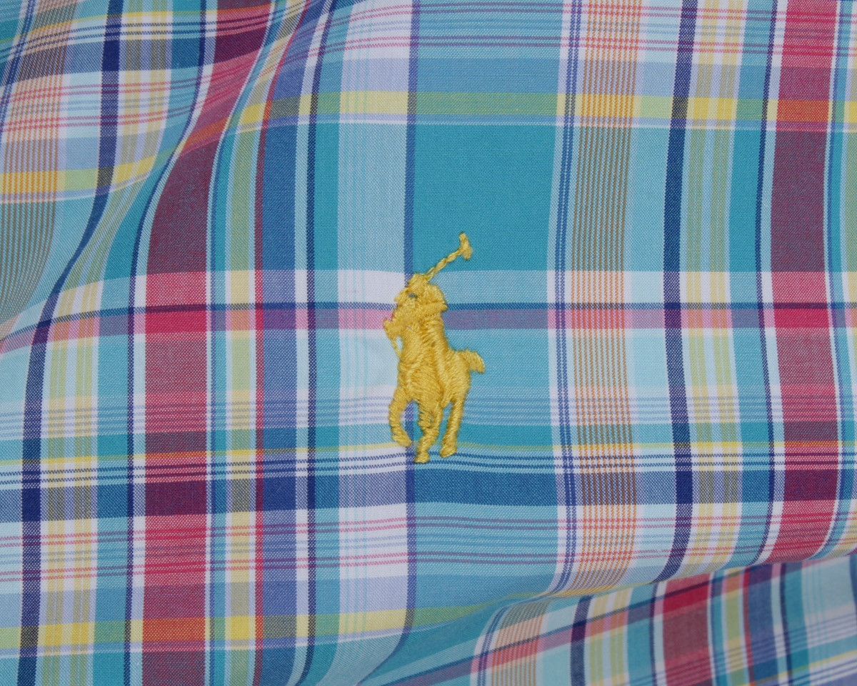 Polo Ralph Lauren × Ralph Lauren RALPH LAUREN Multicolor Plaid Button Long Sleeve Slim Shirt Size US M / EU 48-50 / 2 - 3 Thumbnail