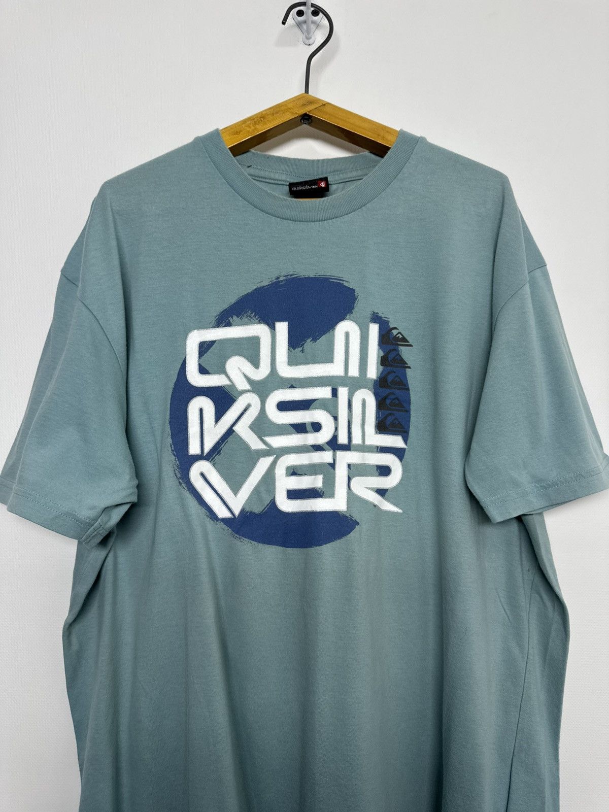 Quiksilver Vintage Quiksilver Tee Big Logo Size US L / EU 52-54 / 3 - 3 Thumbnail
